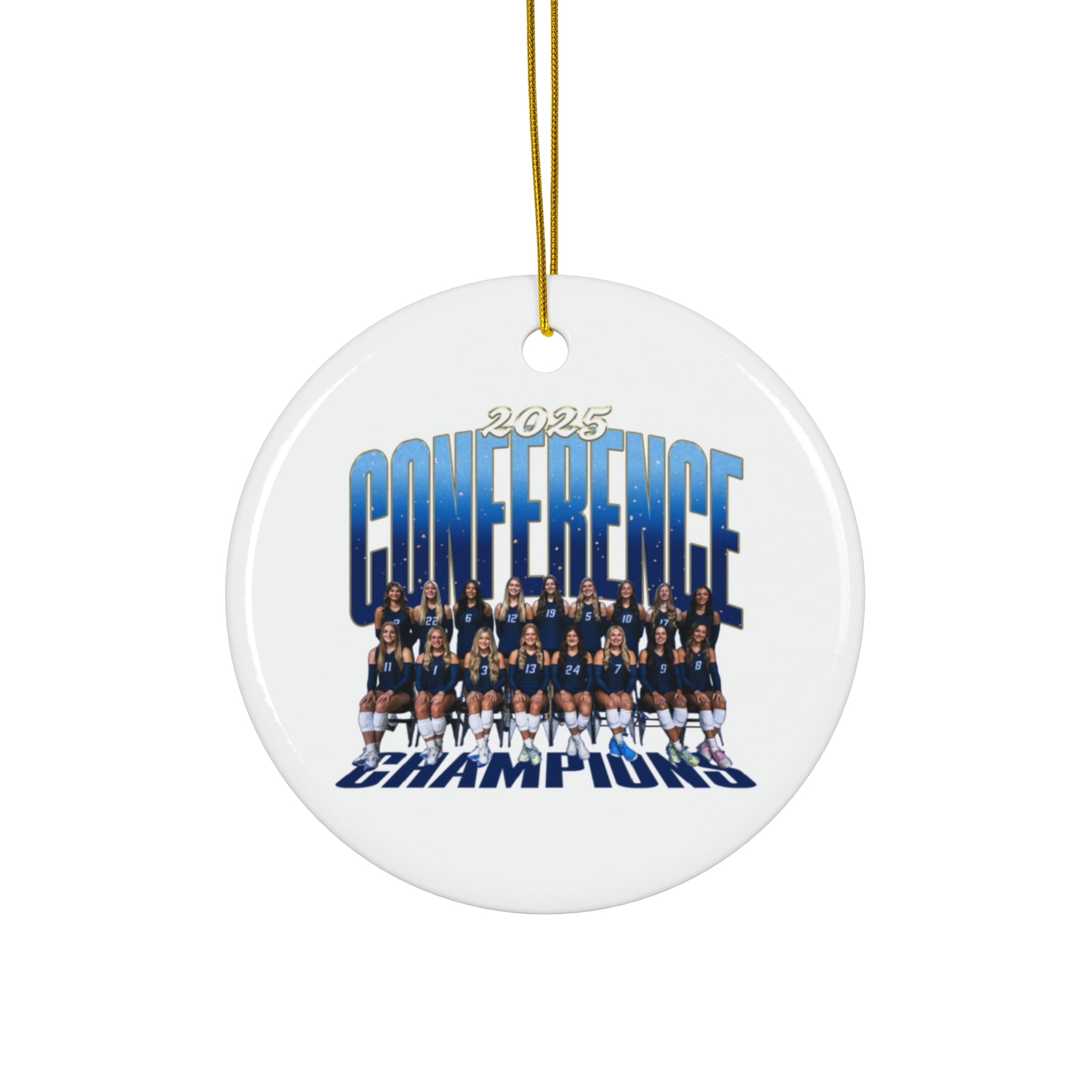 Conference Champs 2025 Ceramic Ornament