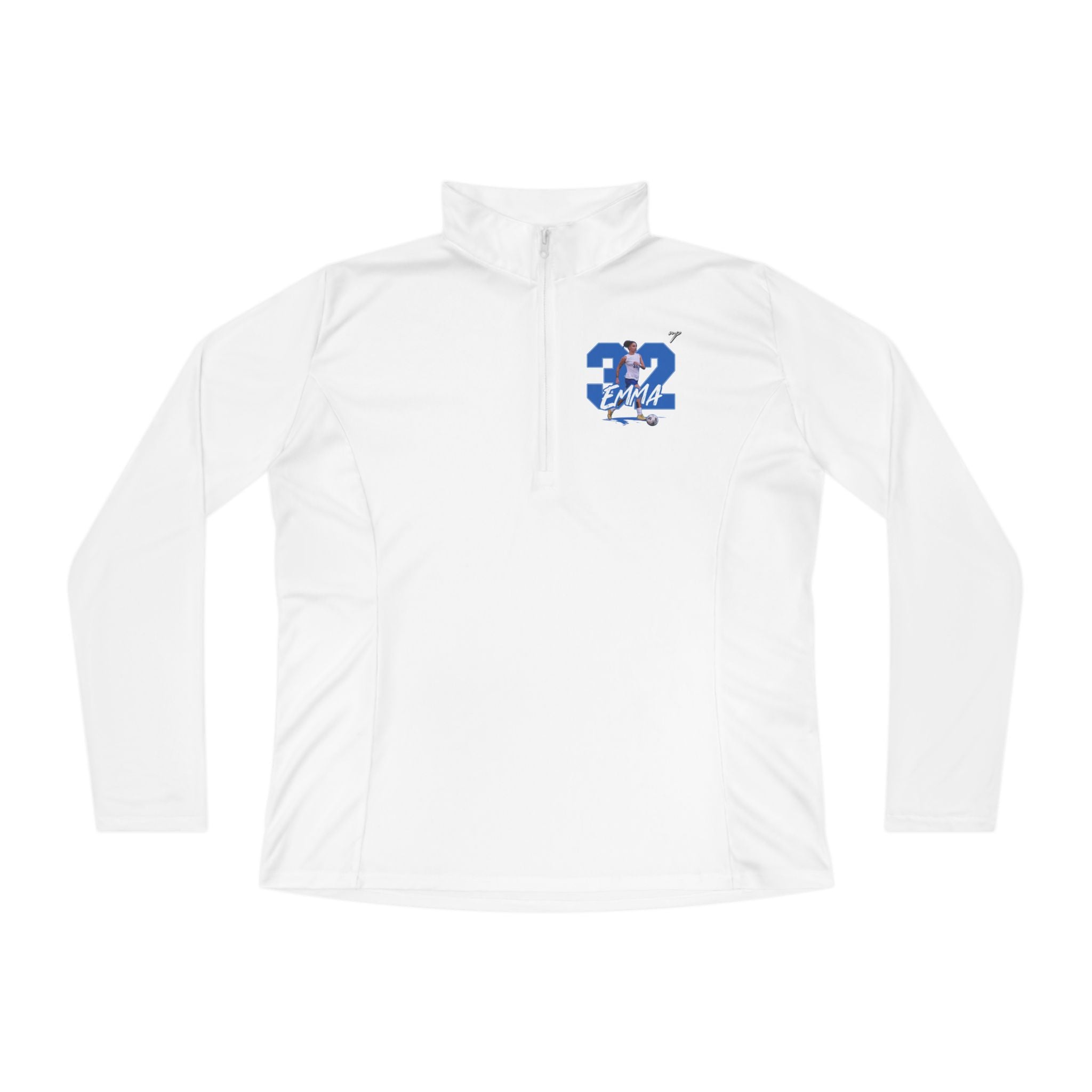 Emma Moreno Ladies Quarter-Zip Pullover