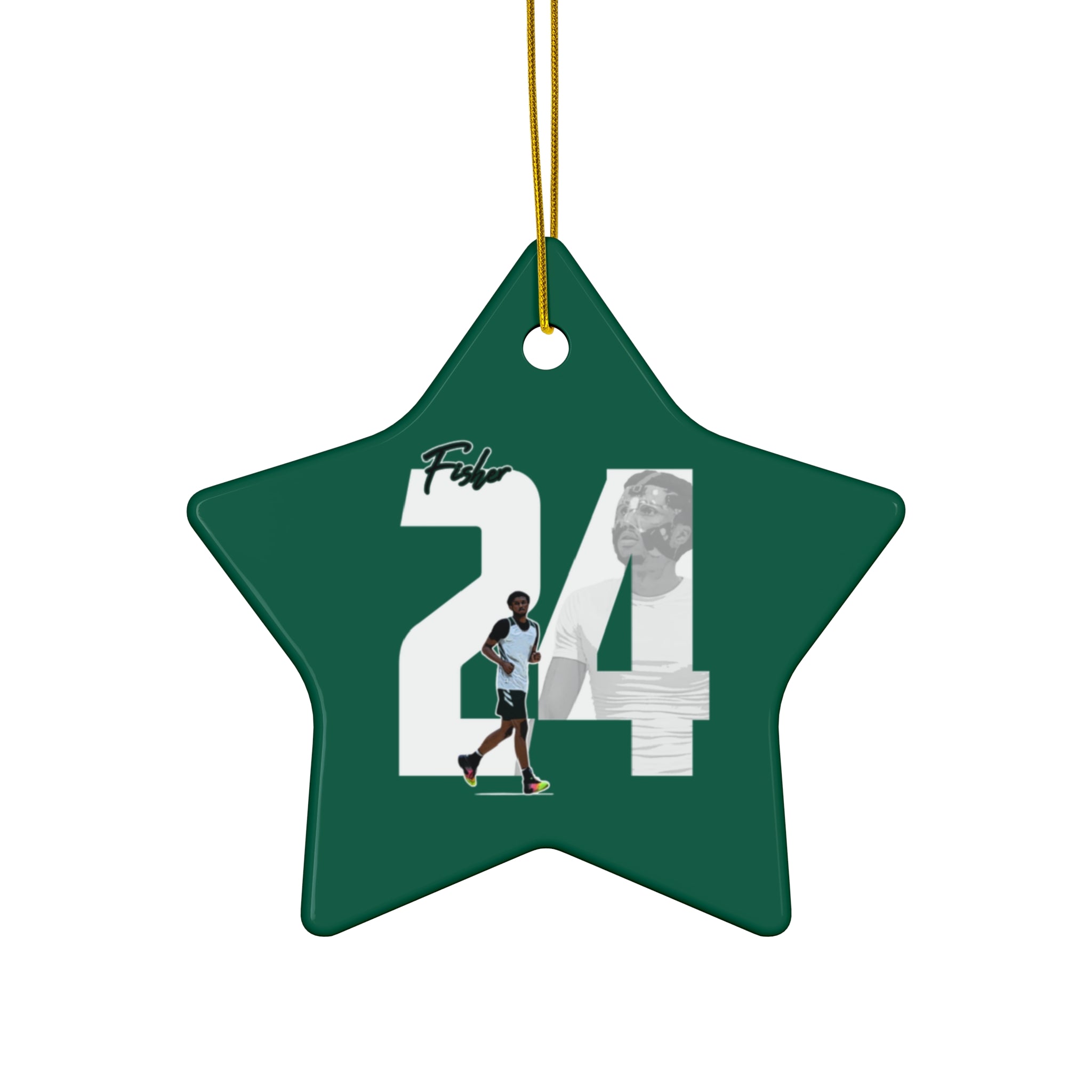 Jordan Fisher Ceramic Ornament