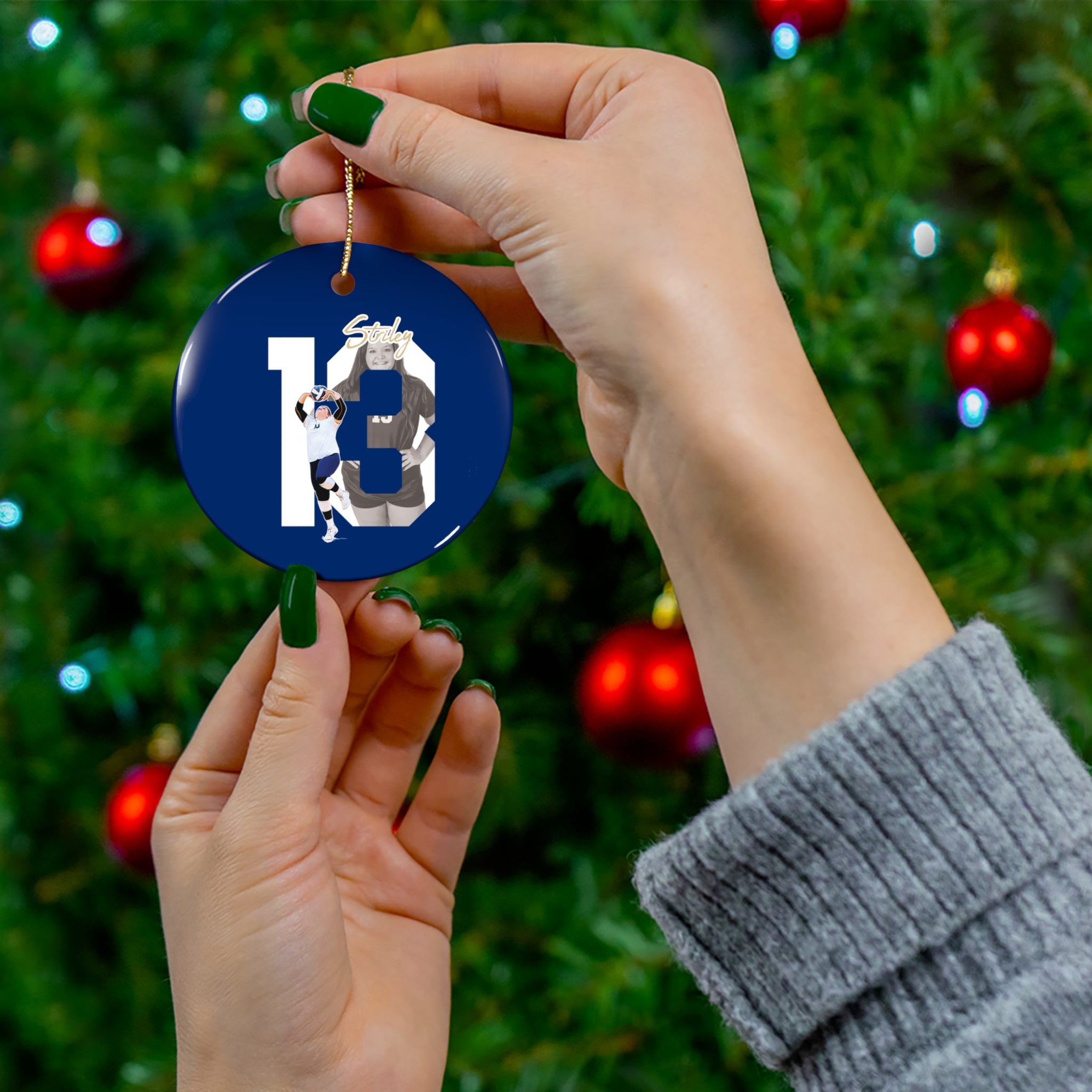 Michelle Striley Ceramic Ornament