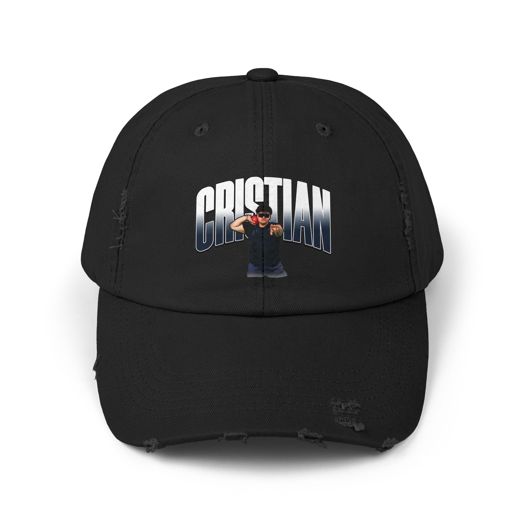 Cristian Flores Distressed Dad Cap
