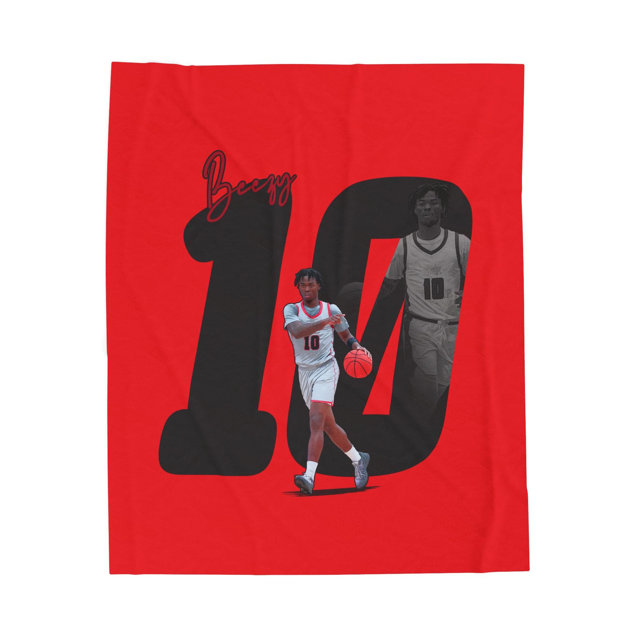 Brandon Hymes Velveteen Plush Blanket