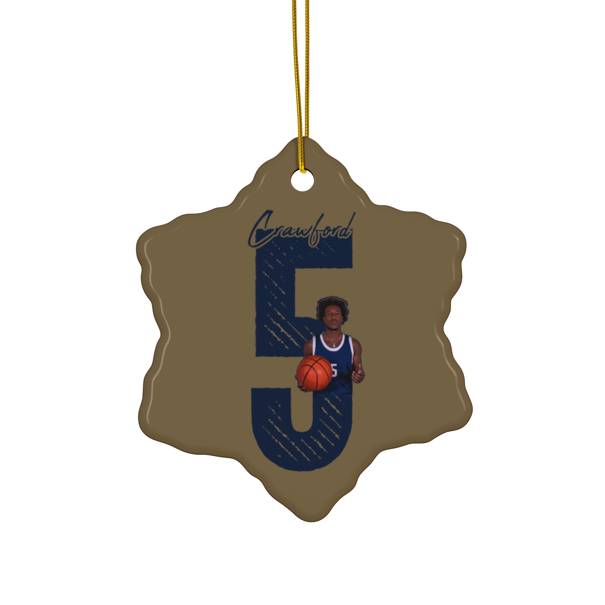 Jayden Crawford Ceramic Ornament