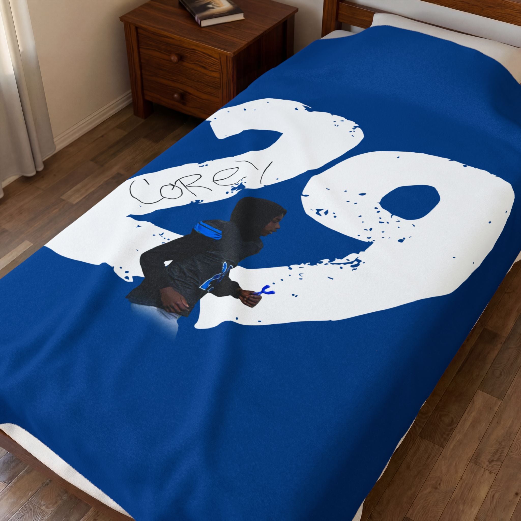 Corey Haywood Velveteen Plush Blanket