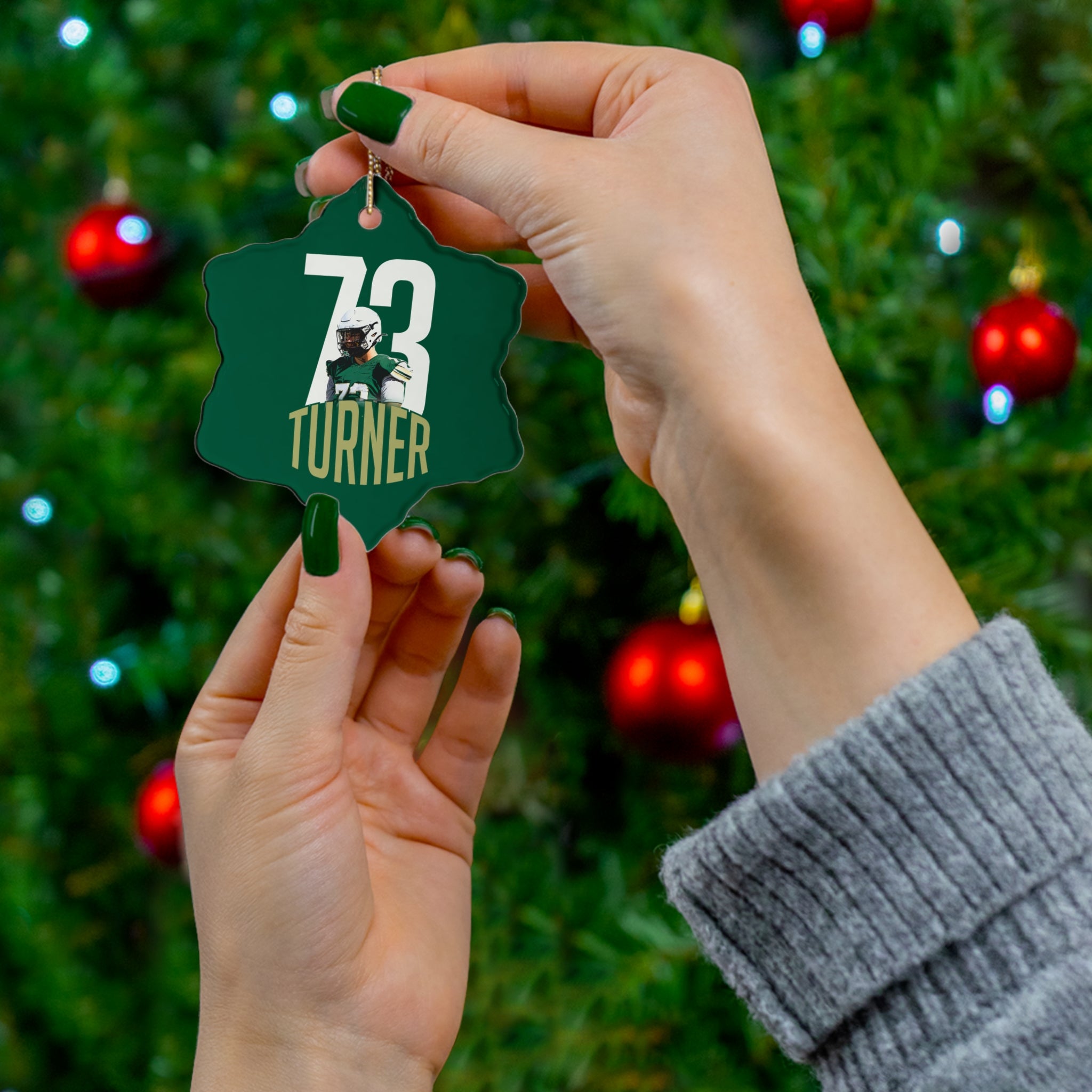 Hunter Turner Ceramic Ornament