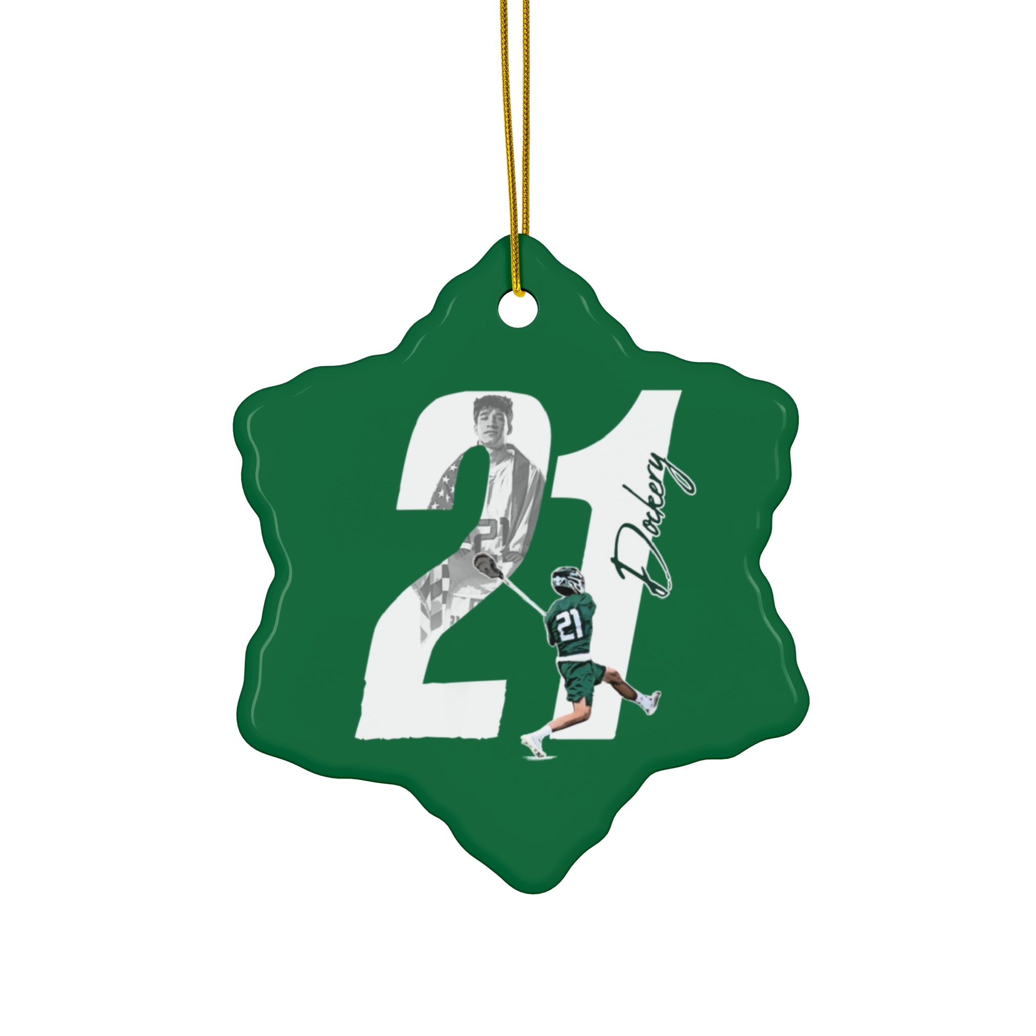 Xavier Dockery Ceramic Ornament