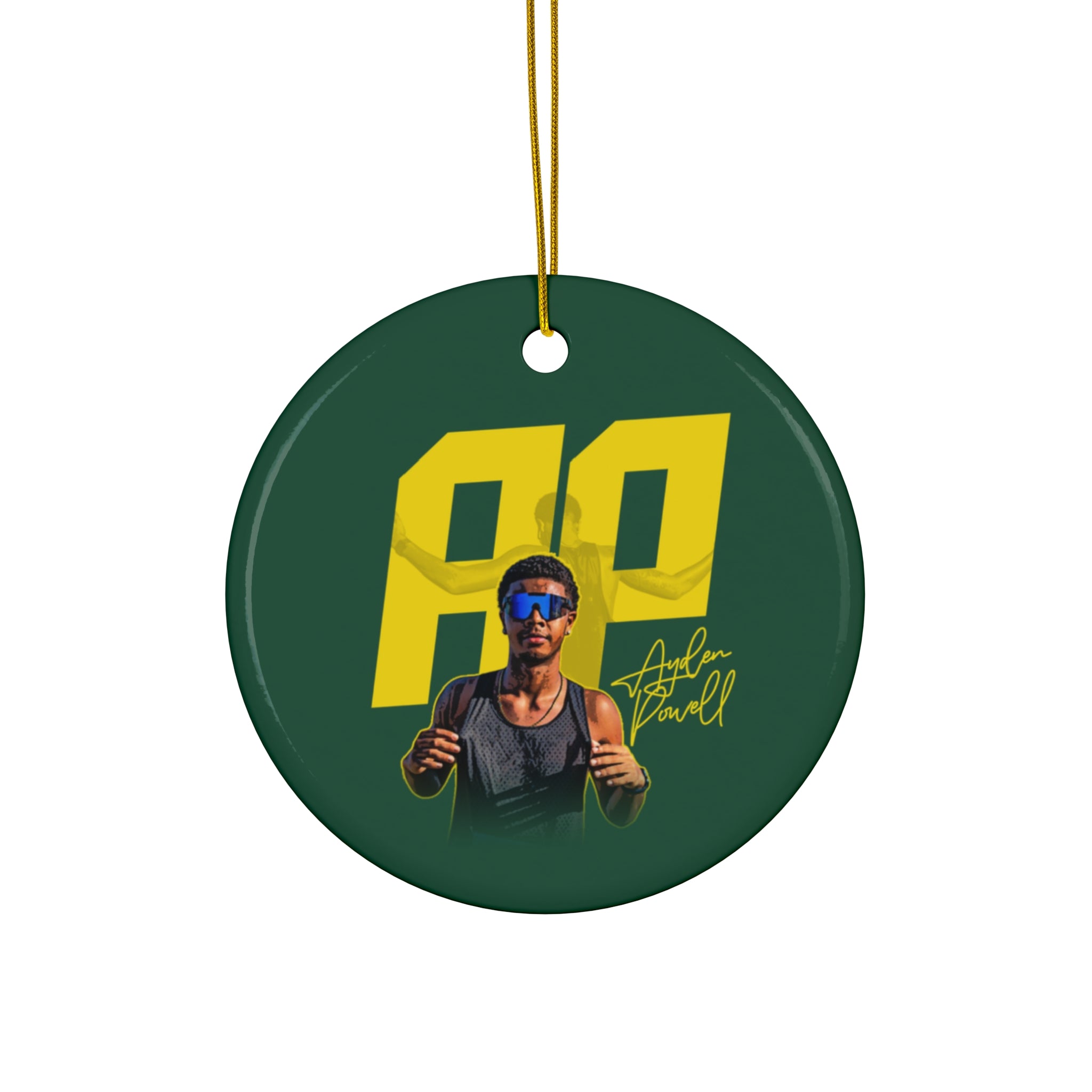 Ayden Powell Ceramic Ornament