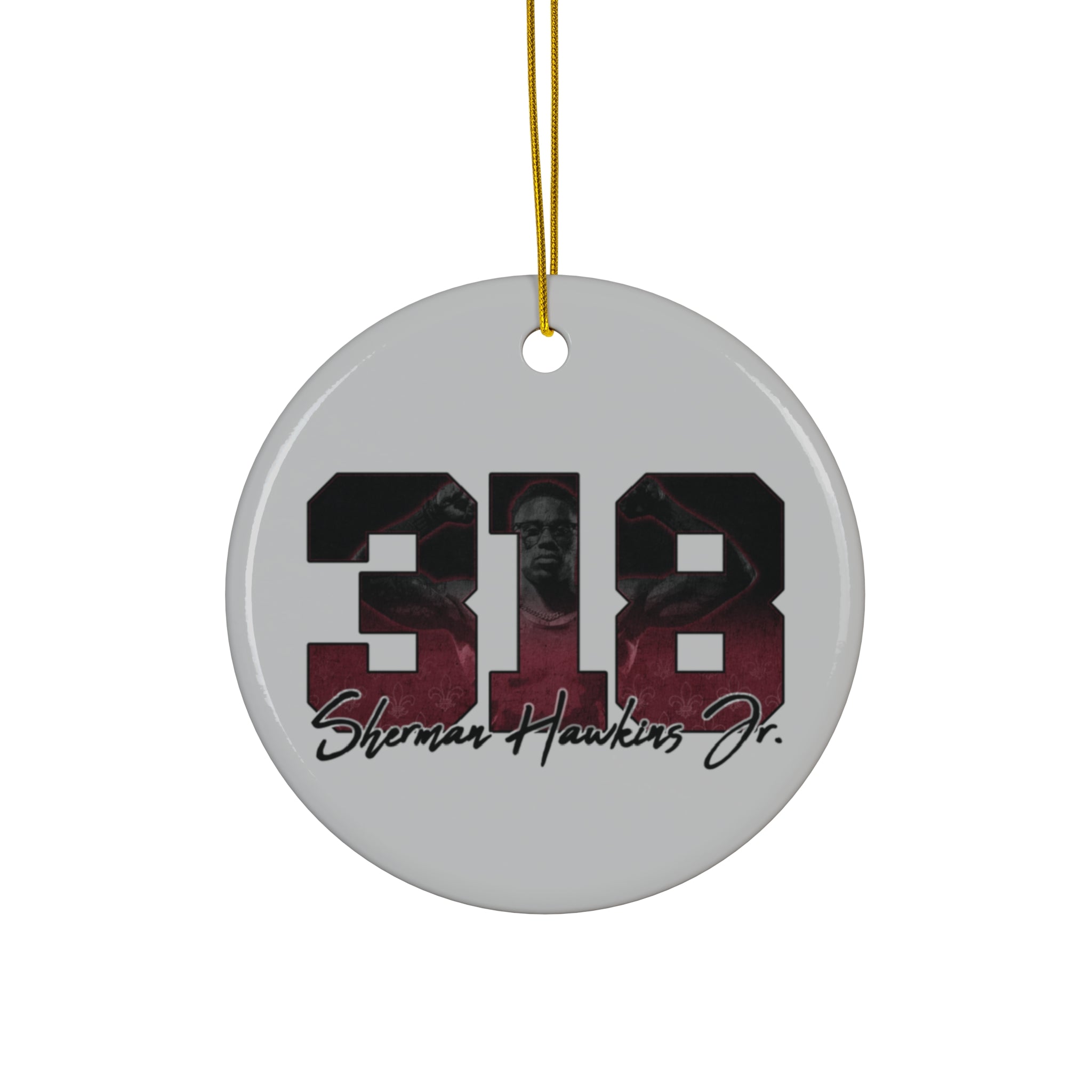 Sherman Hawkins Jr. Ceramic Ornament