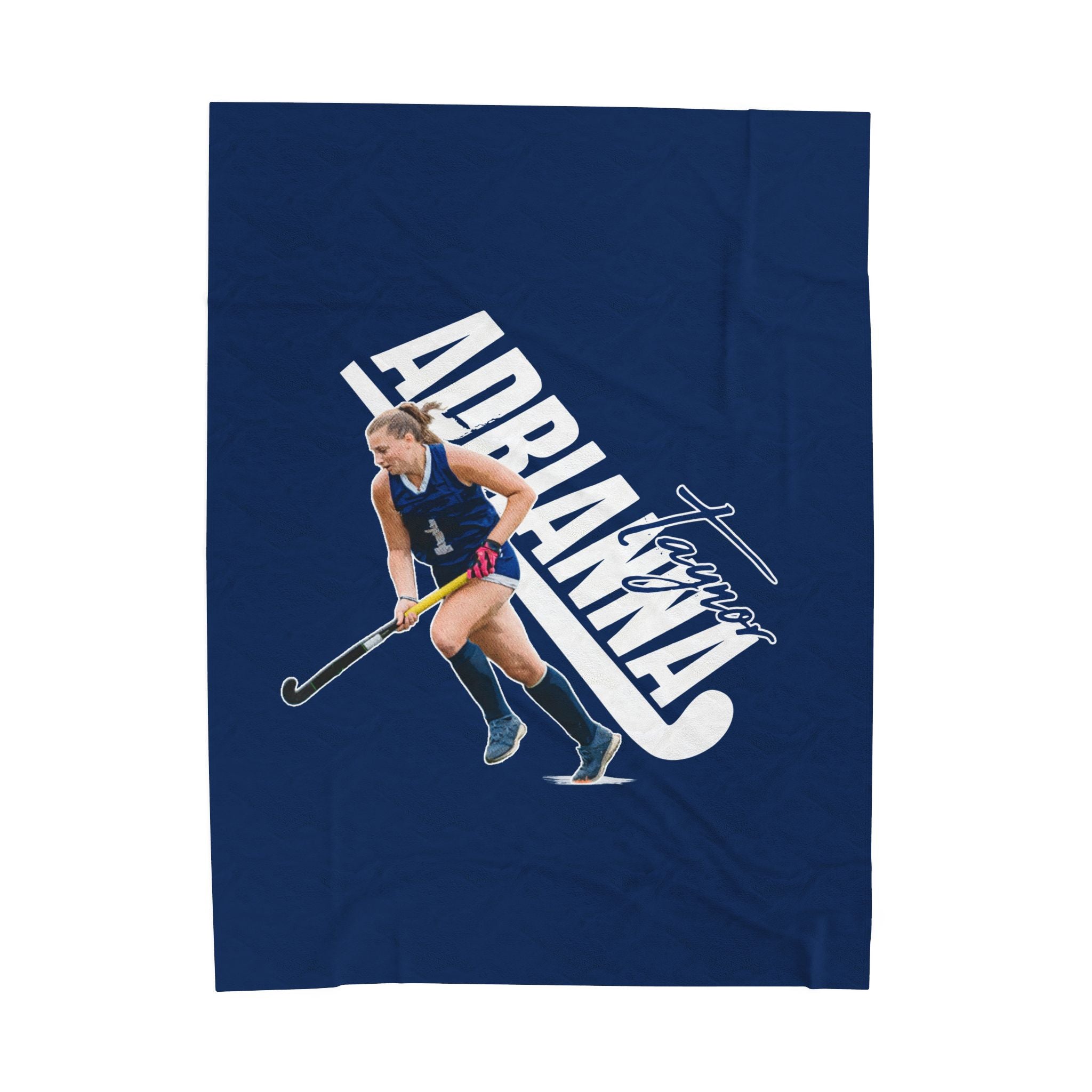 Adrianna Taynor Velveteen Plush Blanket