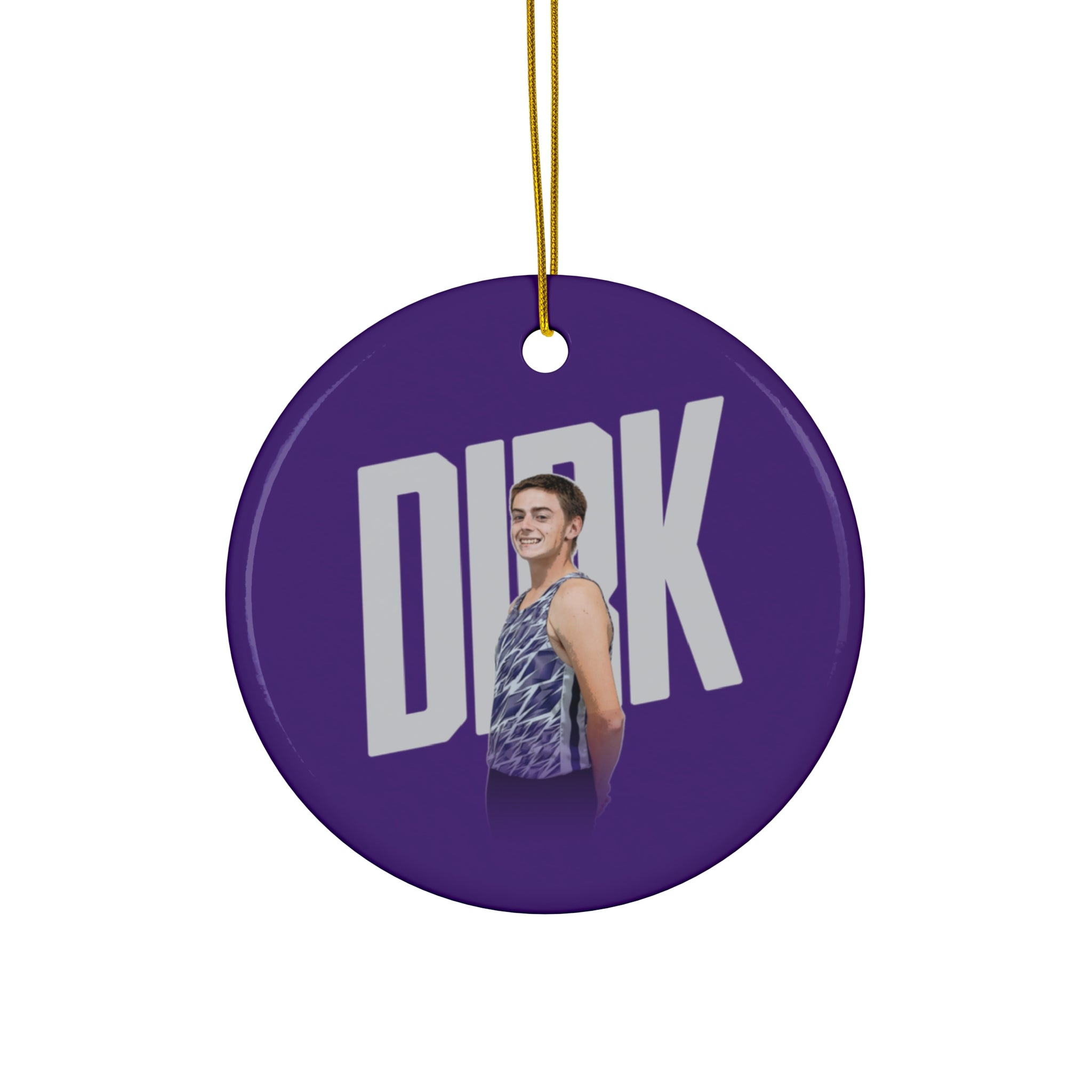 Dirk Crater Ceramic Ornament