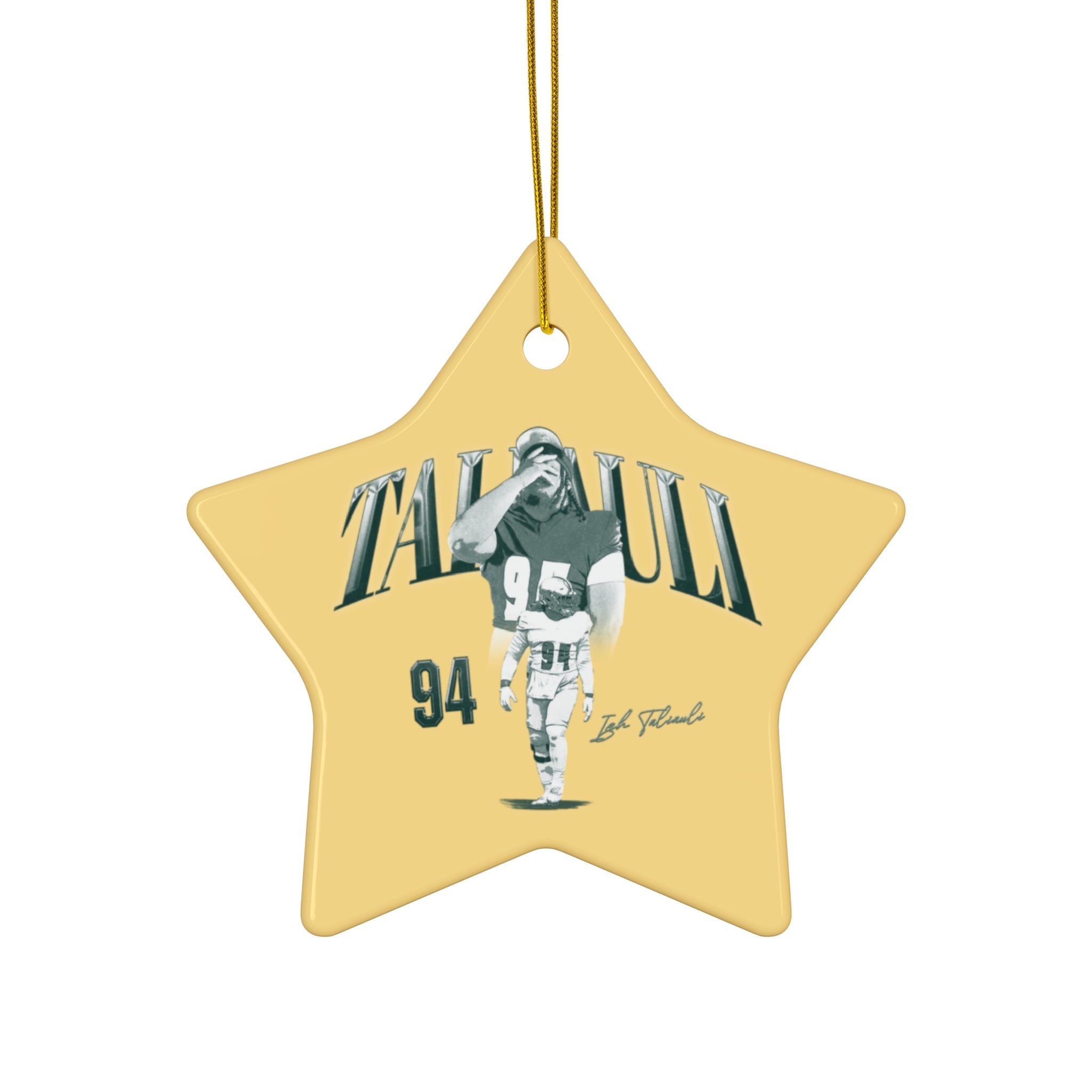 Ish Taliauli Ceramic Ornament