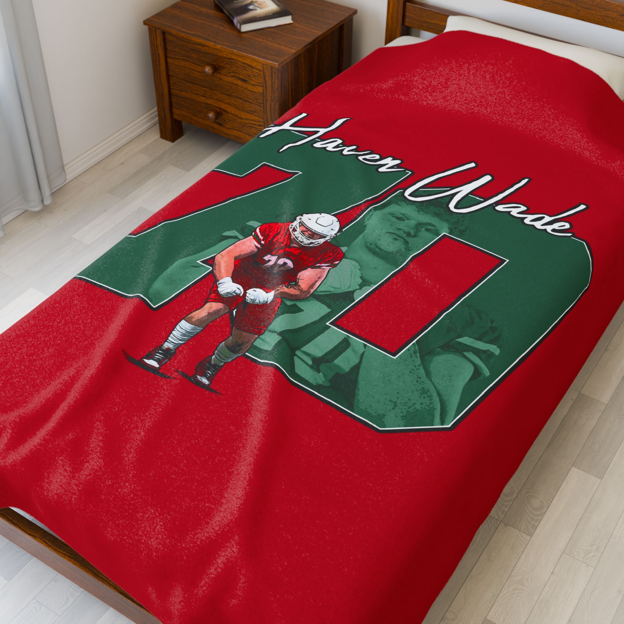 Haven Wade Velveteen Plush Blanket