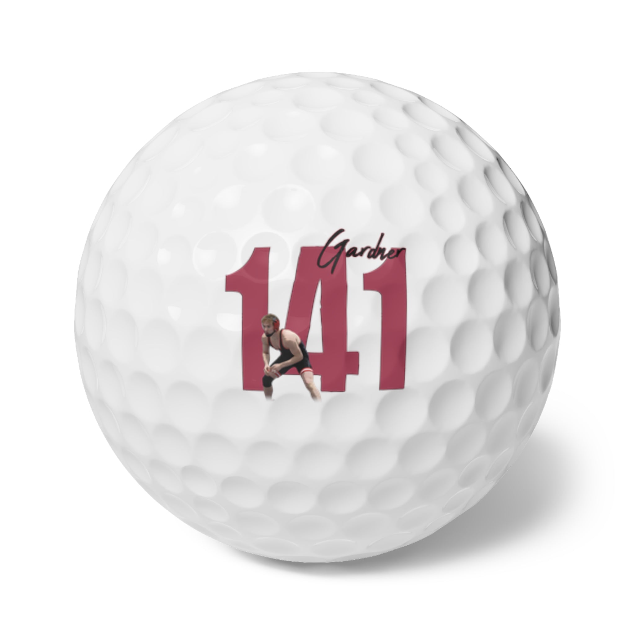 Wyatt Gardner Golf Balls, 6pc