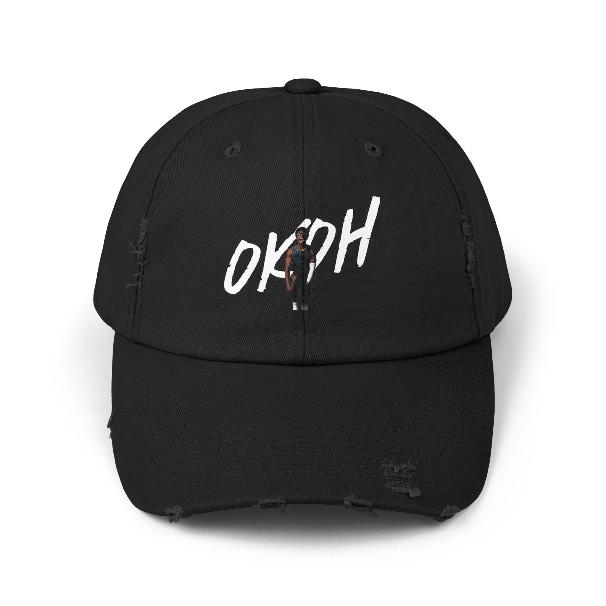 Enoch Okoh Distressed Dad Cap
