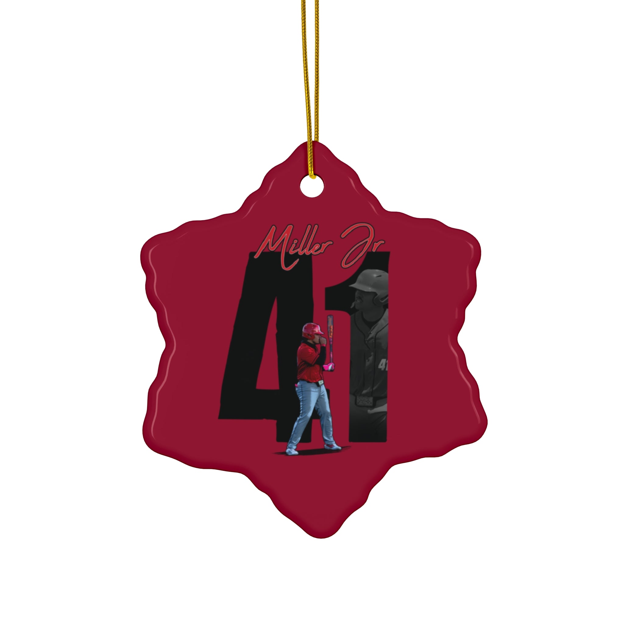 Kenny Miller Jr Ceramic Ornament