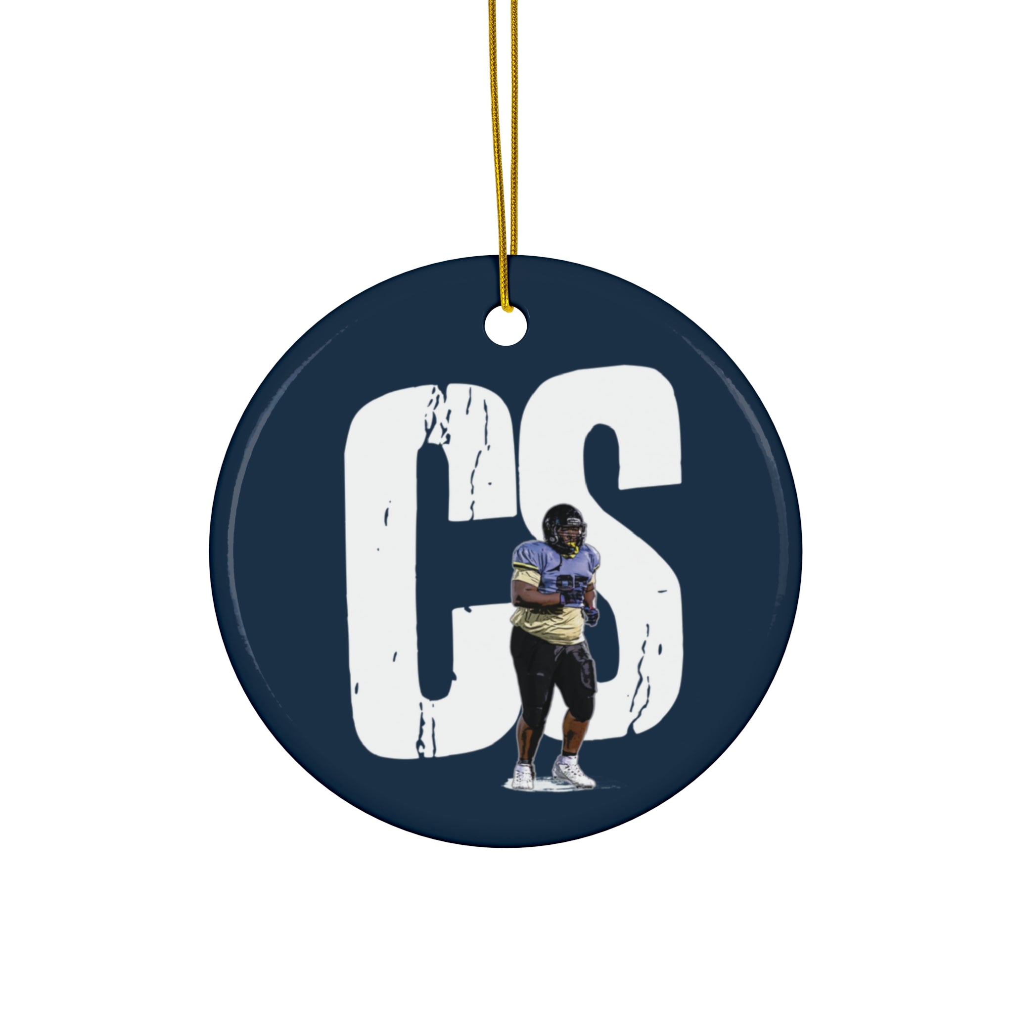 Cam Sledge Ceramic Ornament