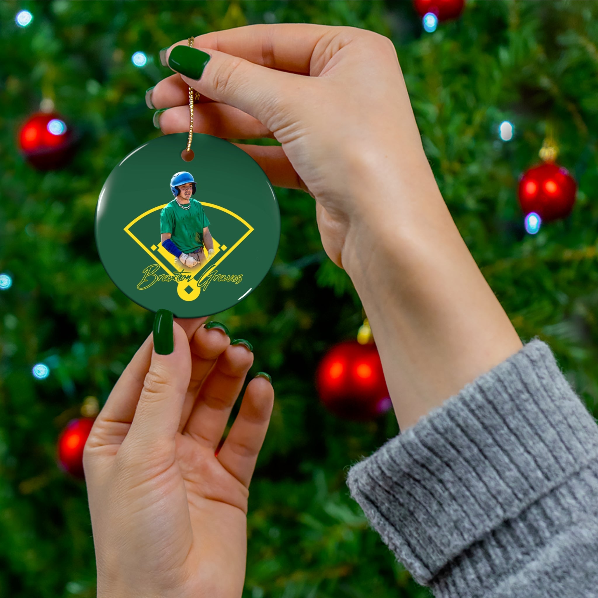 Braxton Graves Ceramic Ornament