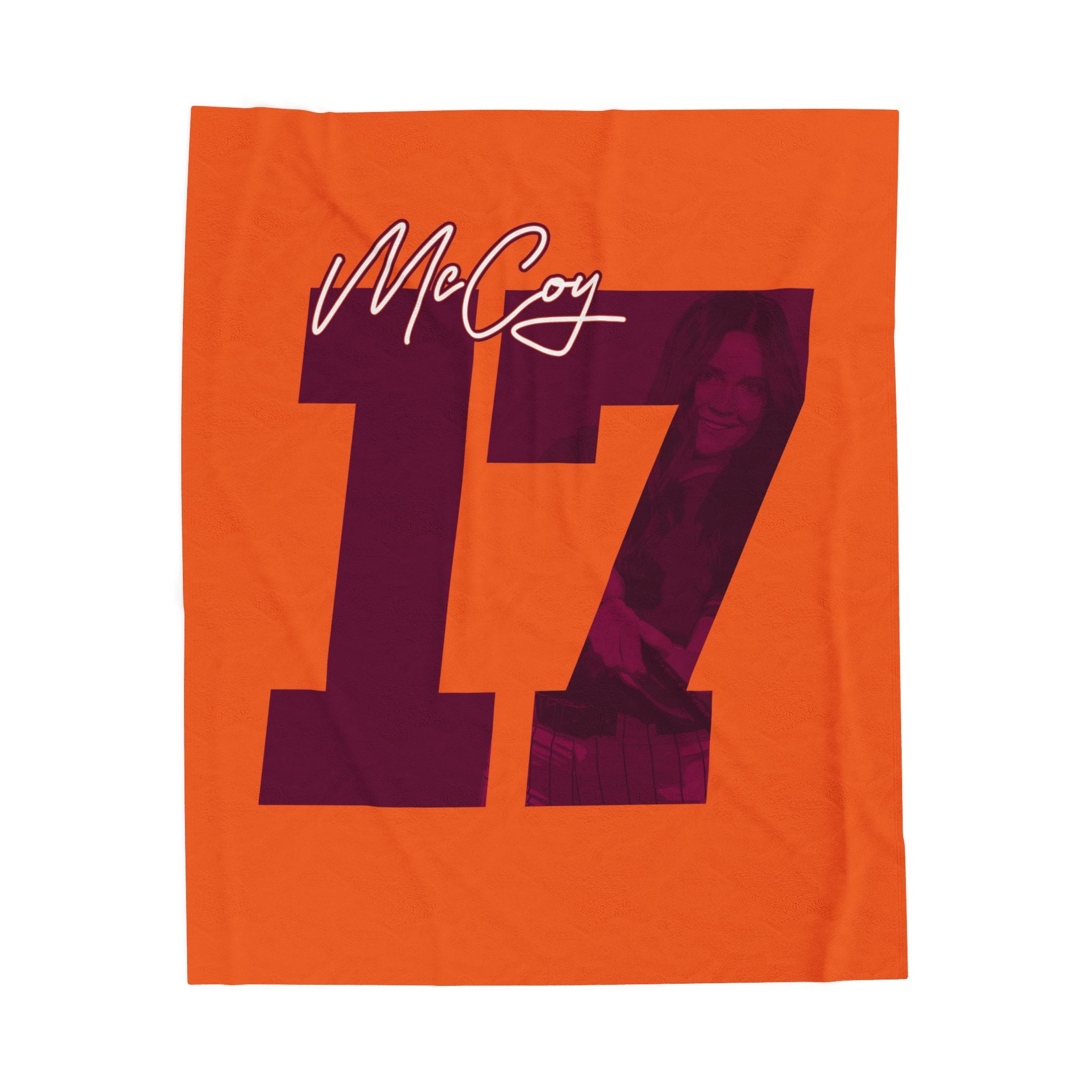 Mylie McCoy Velveteen Plush Blanket