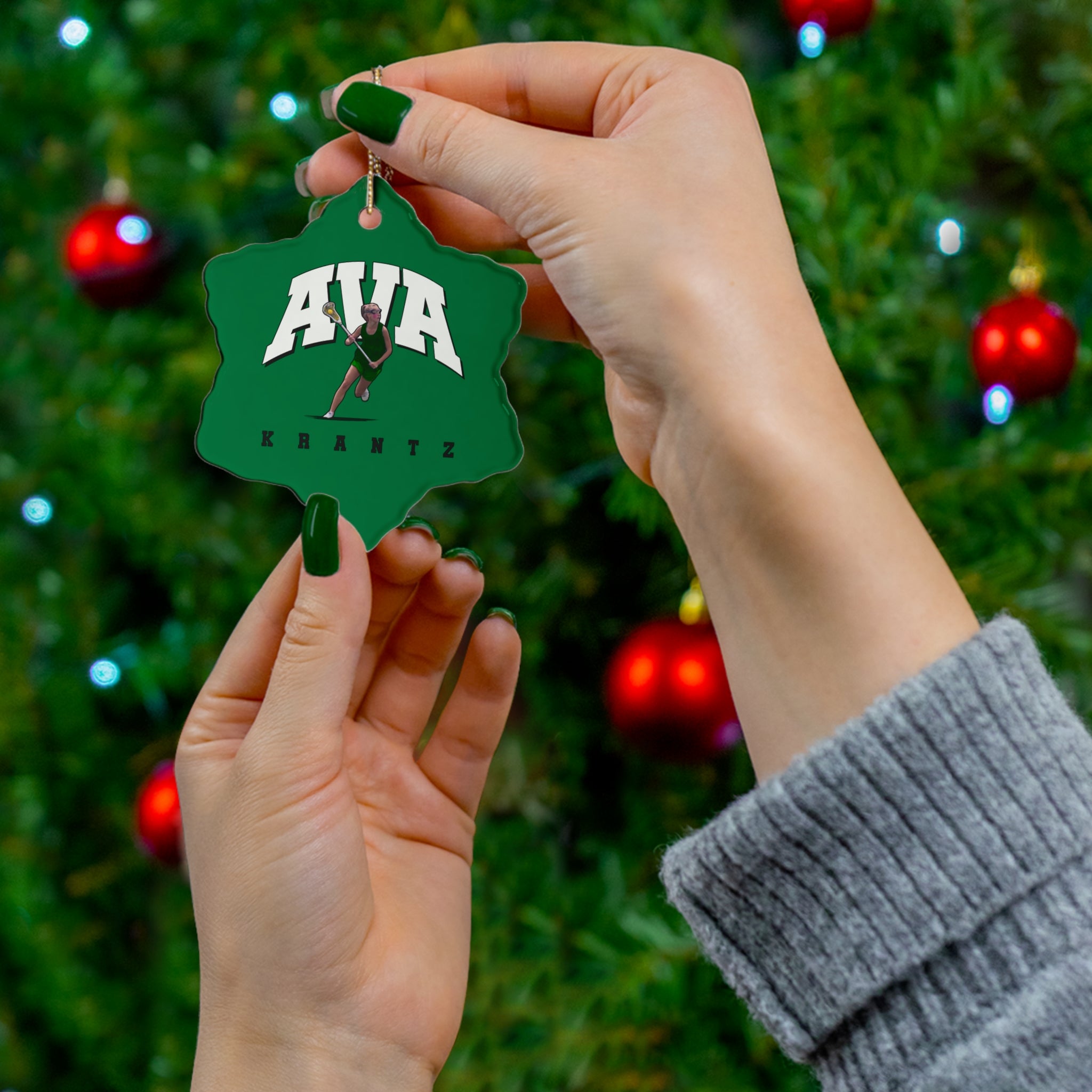 Ava Krantz Ceramic Ornament