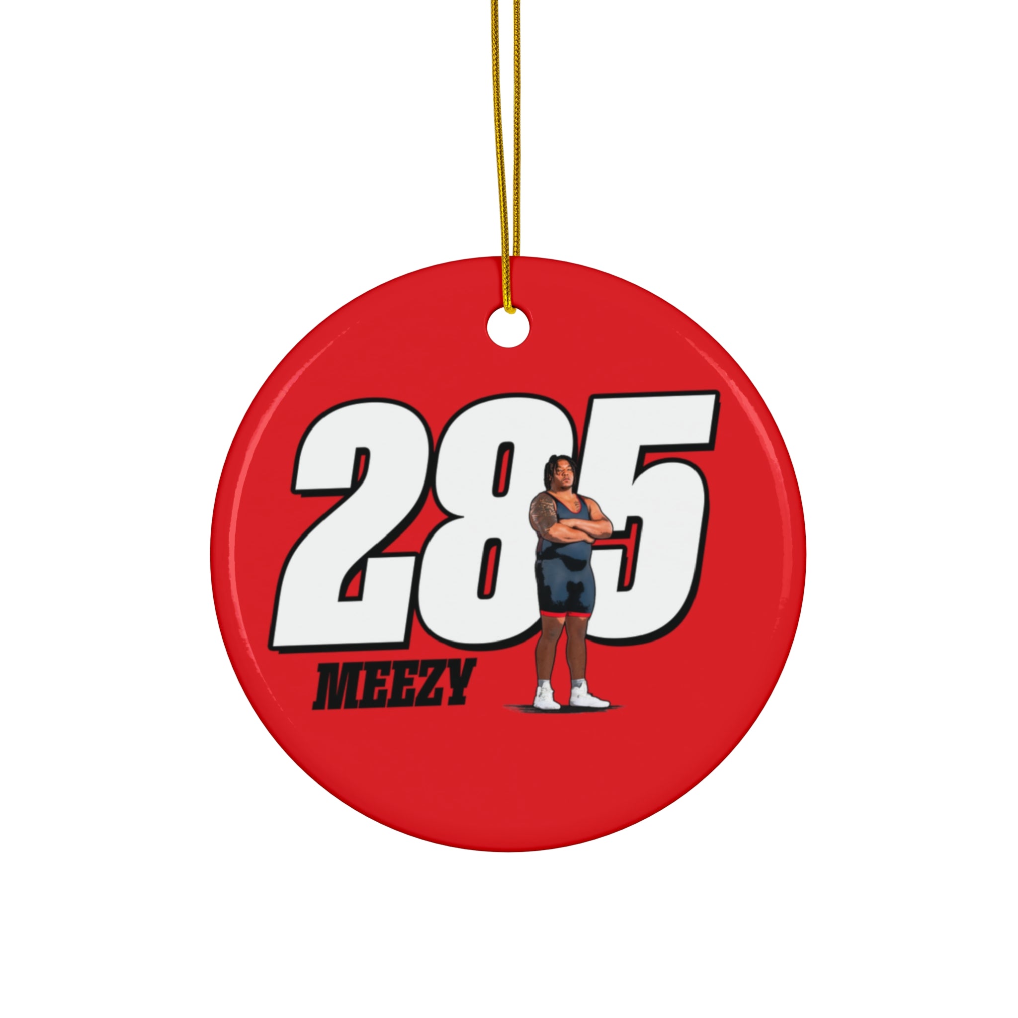 Carmine Morton Ceramic Ornament