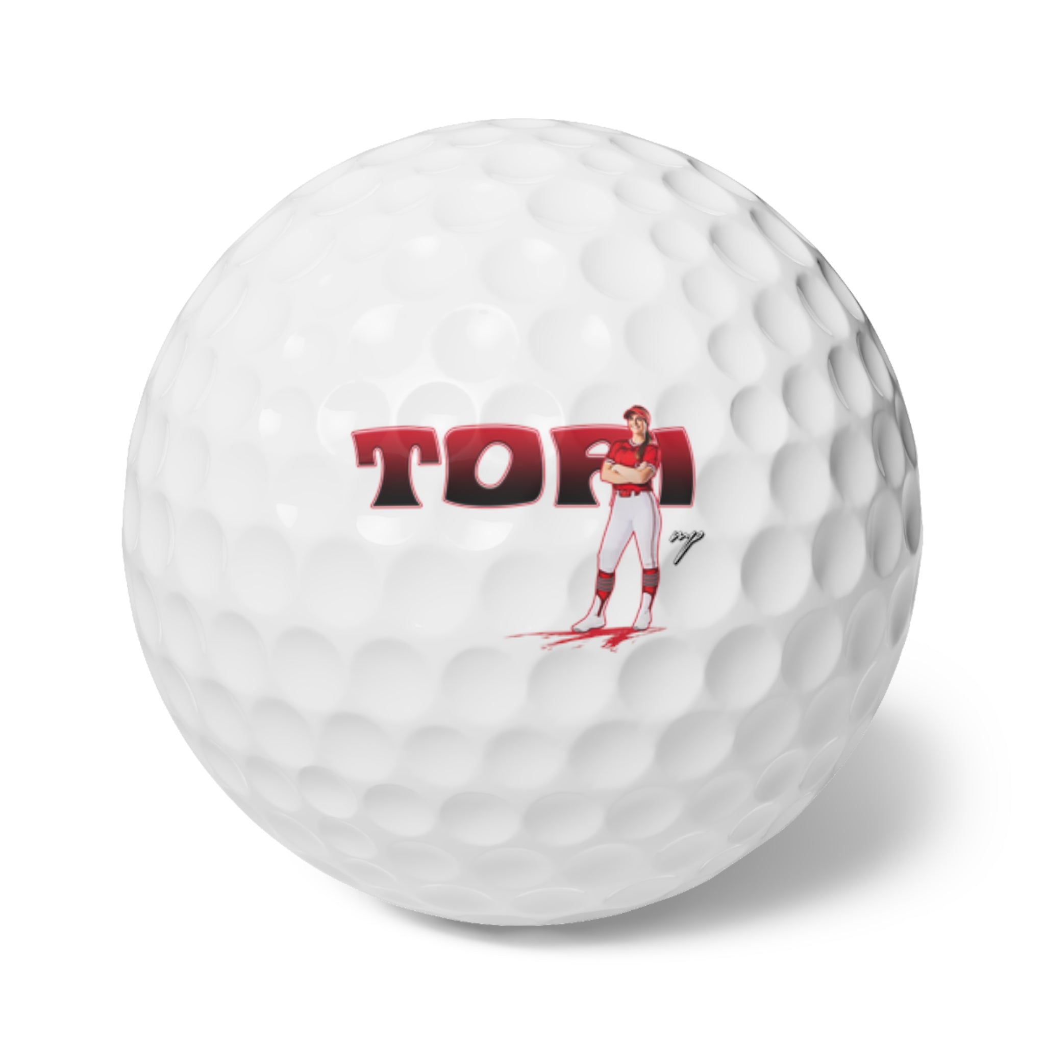 Tori Bradley Golf Balls, 6pc