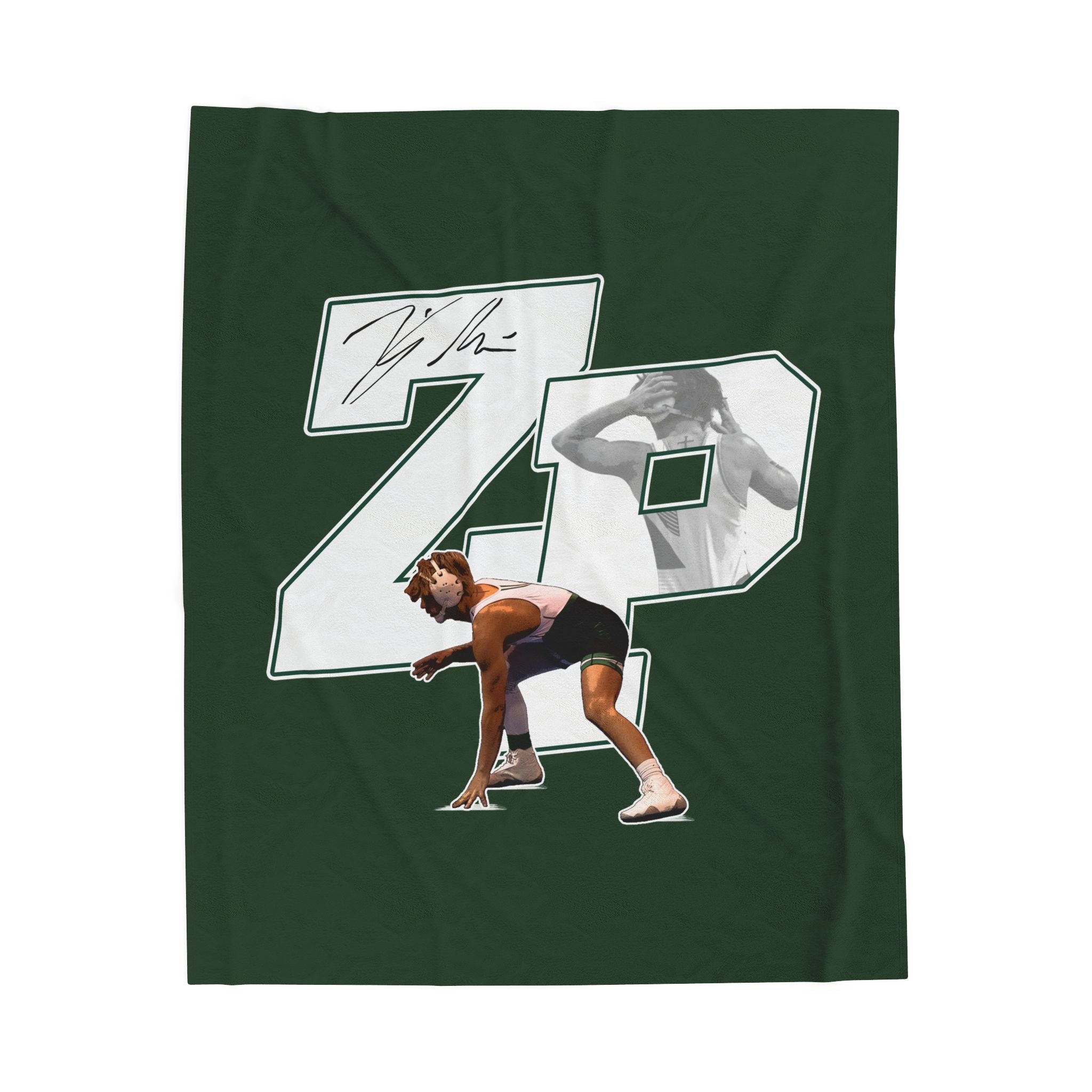 Zak Paquette Velveteen Plush Blanket