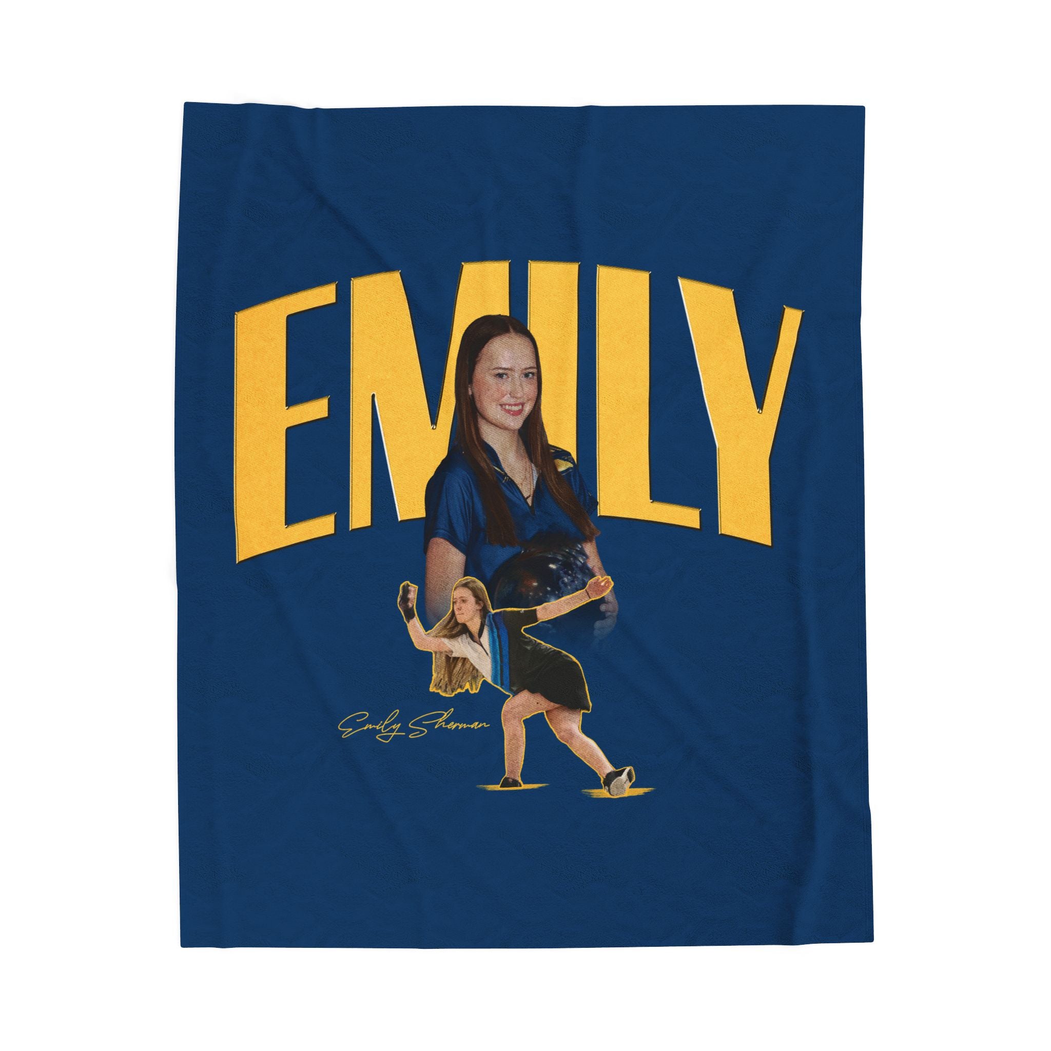 Emily Sherman Velveteen Plush Blanket