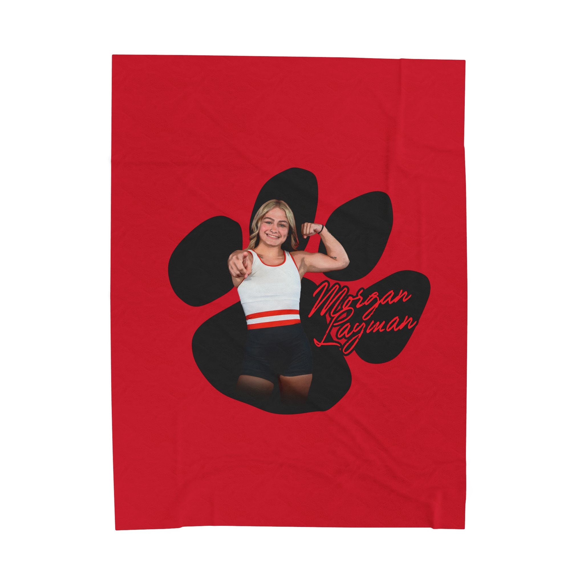 Morgan Layman Velveteen Plush Blanket