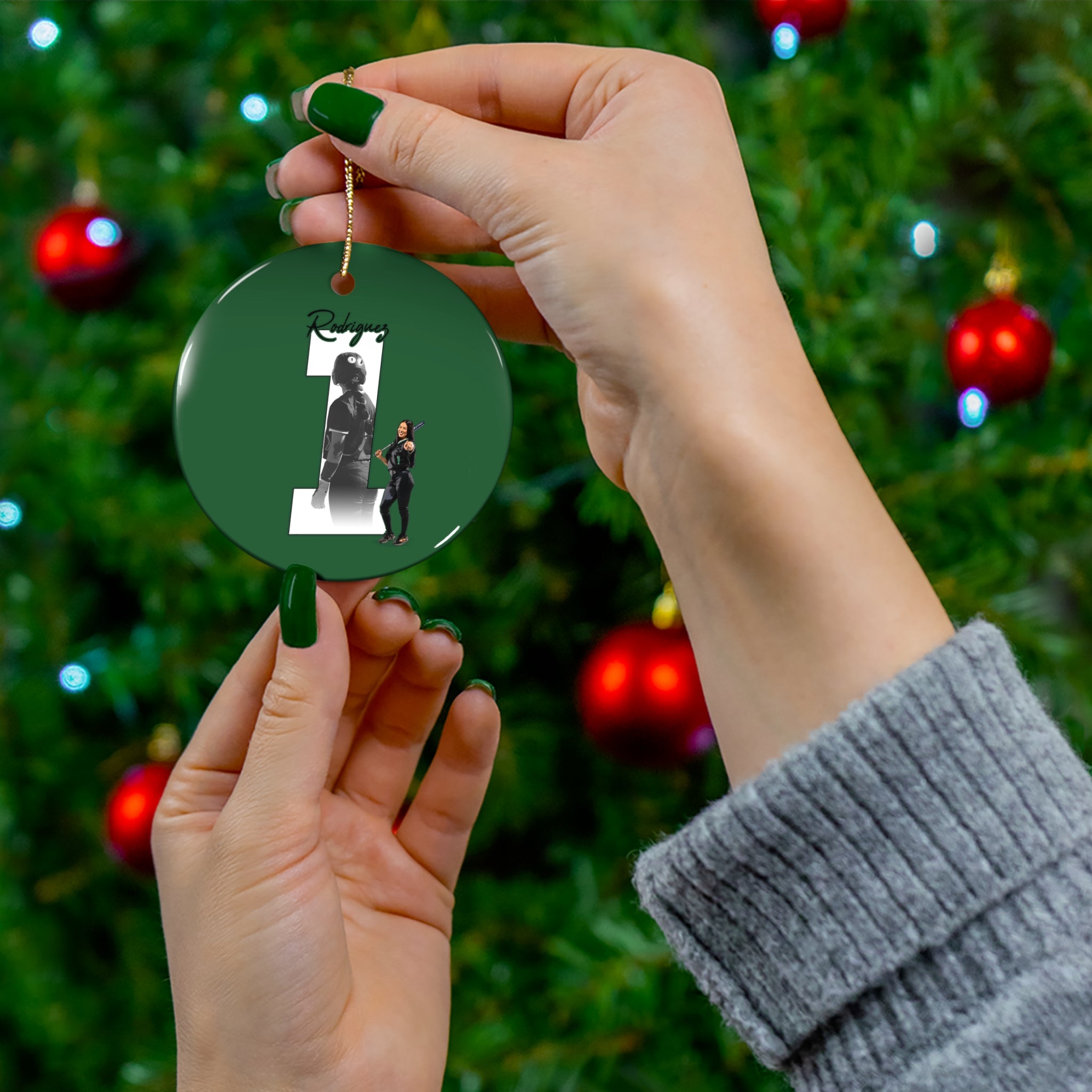 Amber Rodriguez Ceramic Ornament