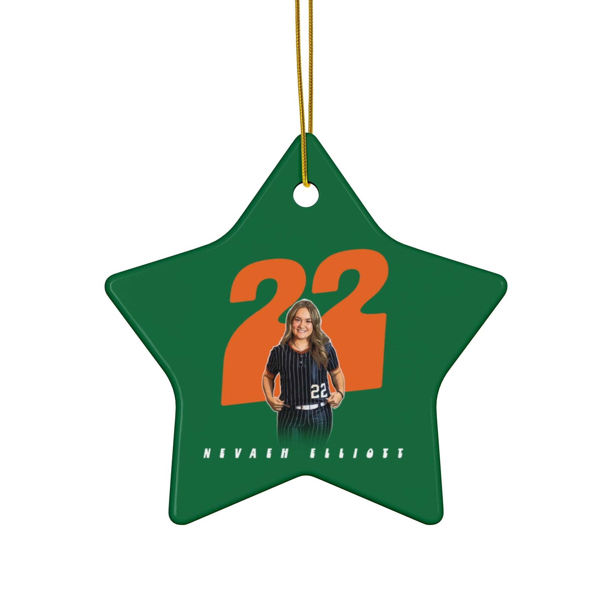 Nevaeh Elliott Ceramic Ornament