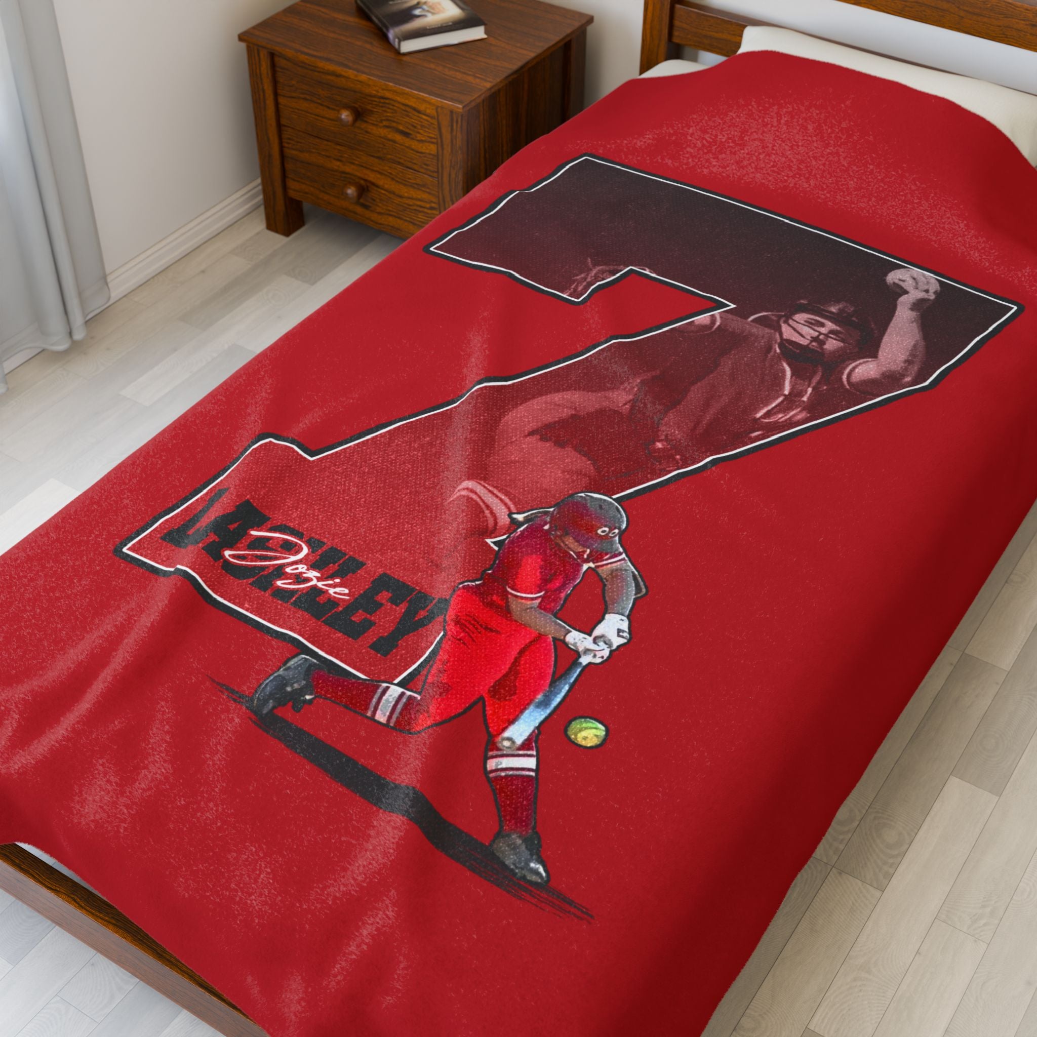 Jozie Lashley Velveteen Plush Blanket