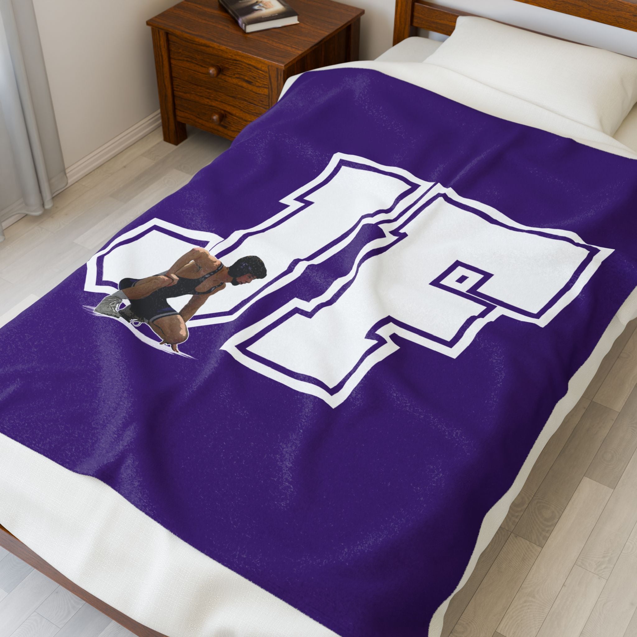 Justin Fortugno Velveteen Plush Blanket