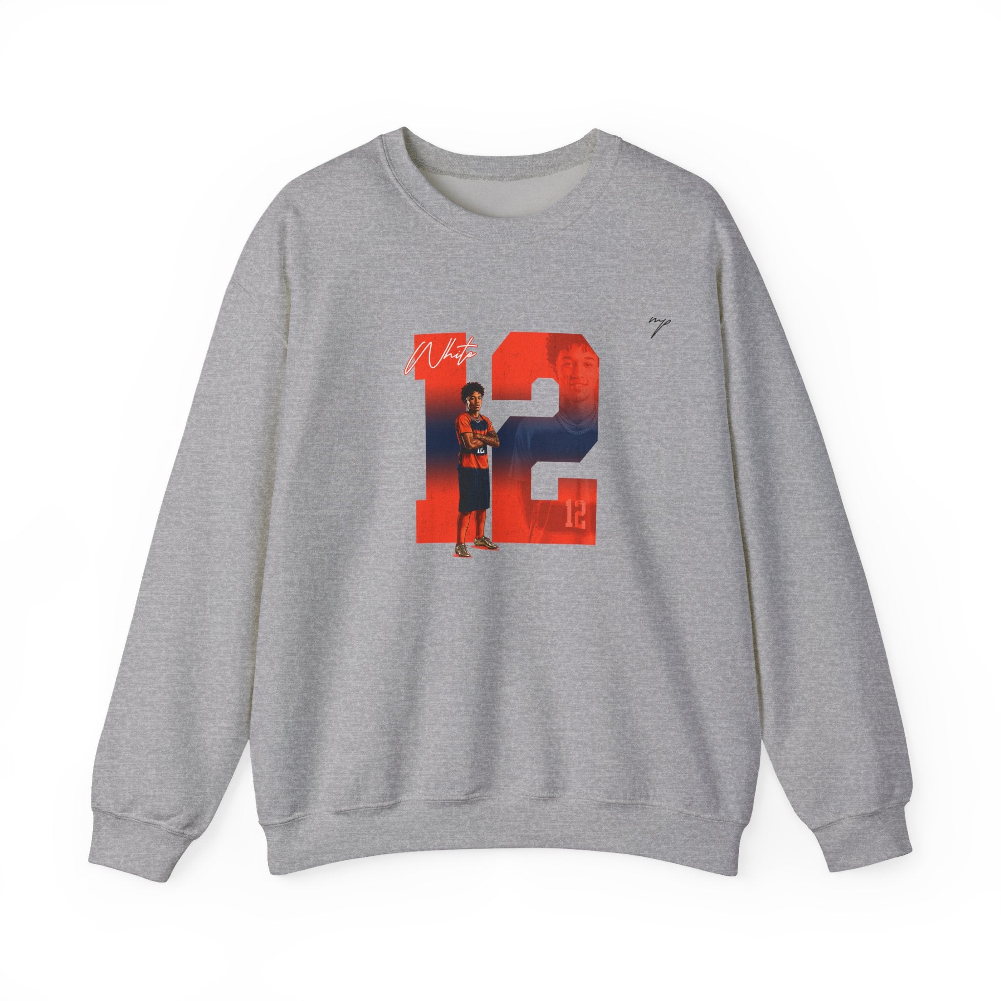 Dario White Crewneck