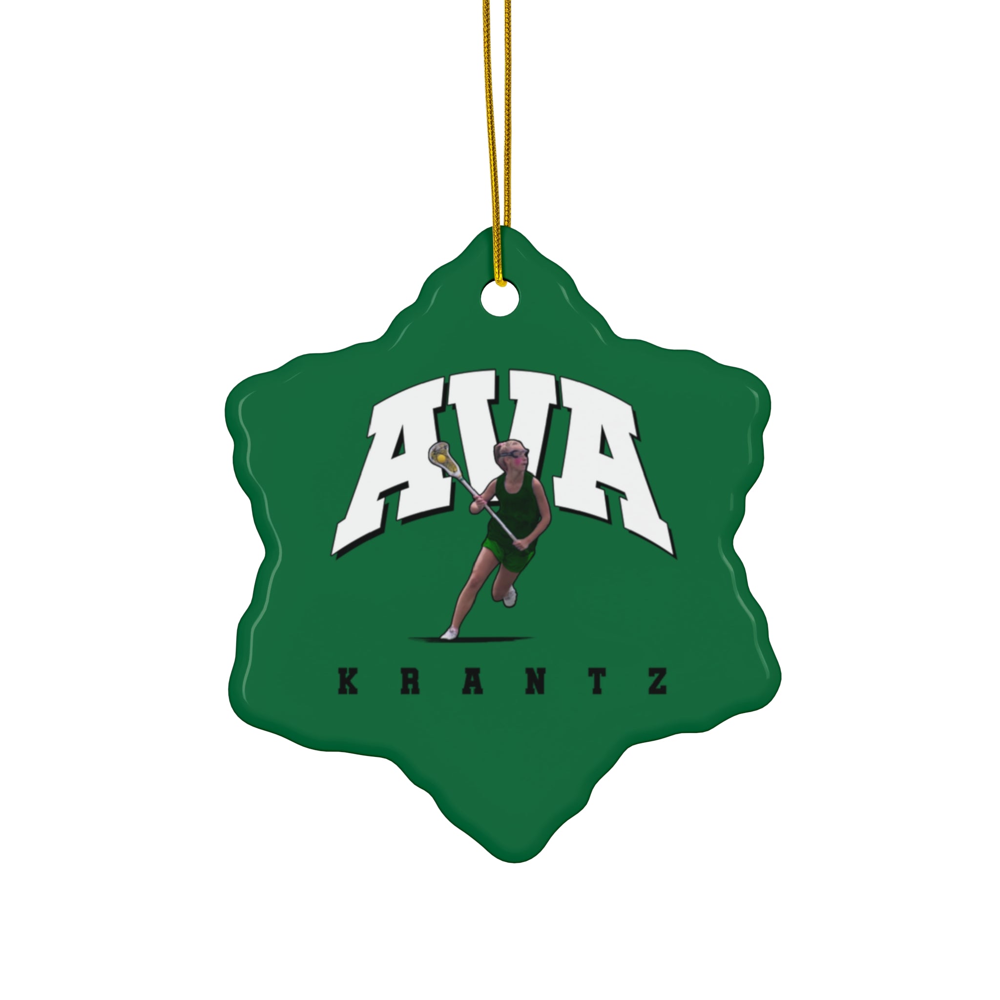 Ava Krantz Ceramic Ornament
