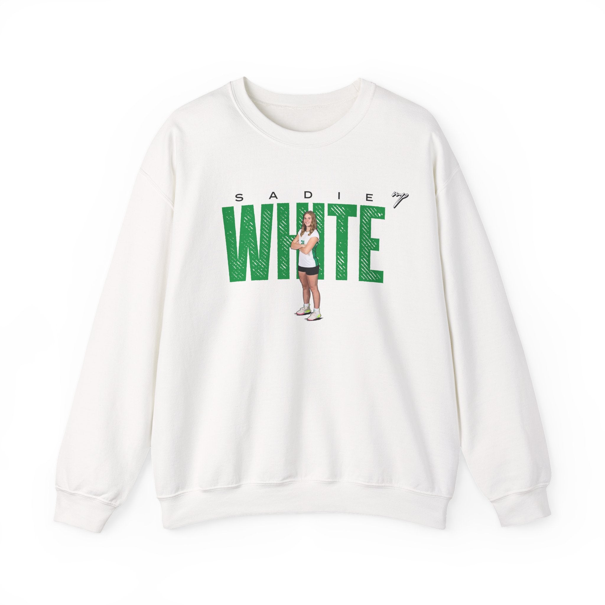 Sadie White Crewneck