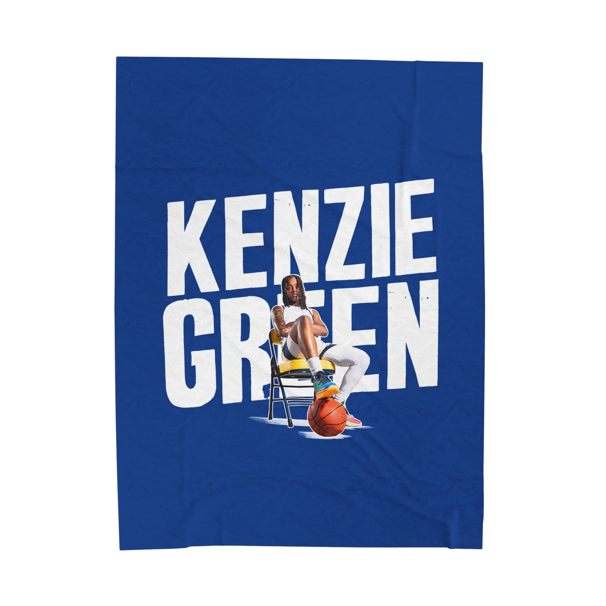 Mackenzie Green Velveteen Plush Blanket