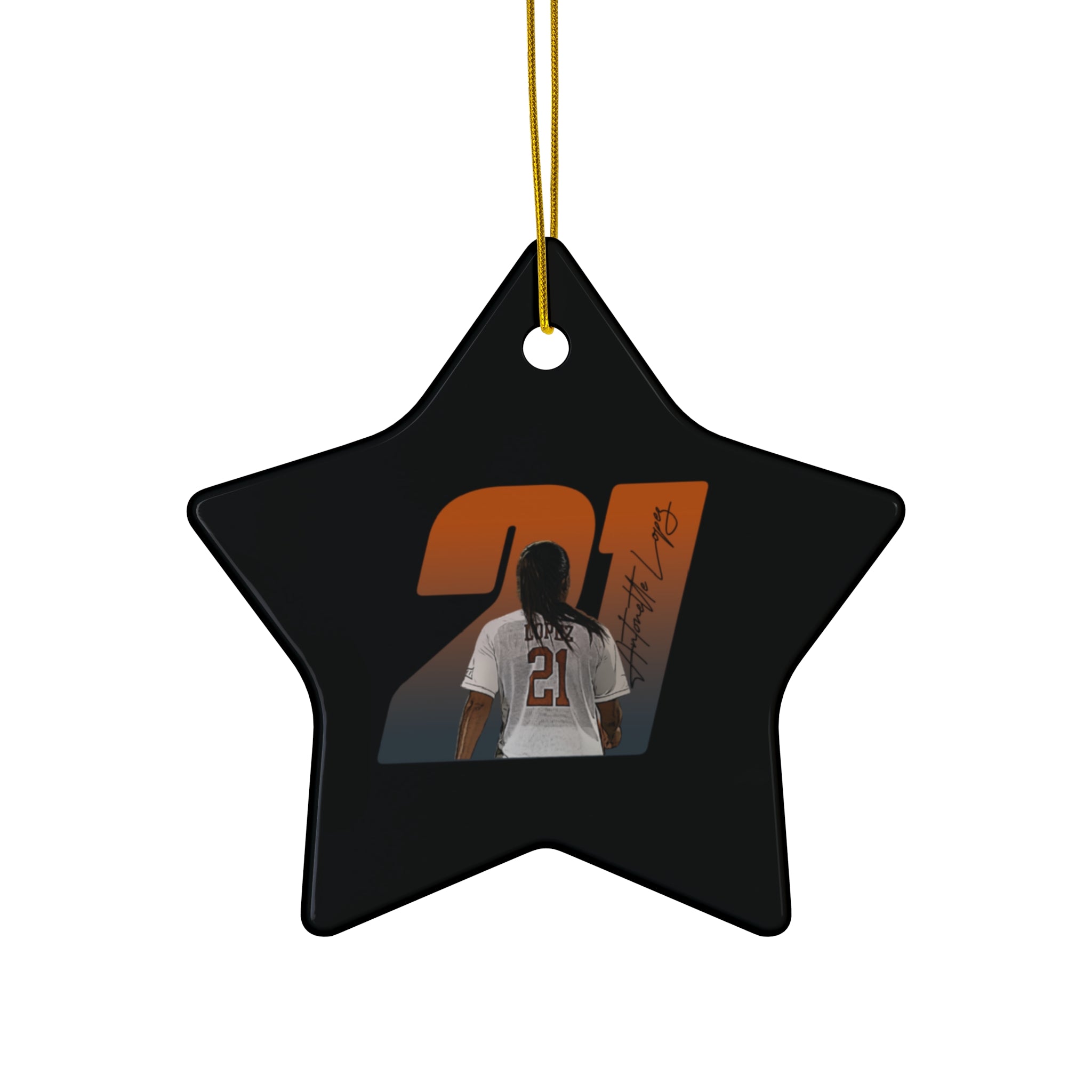 Antonette Lopez Ceramic Ornament