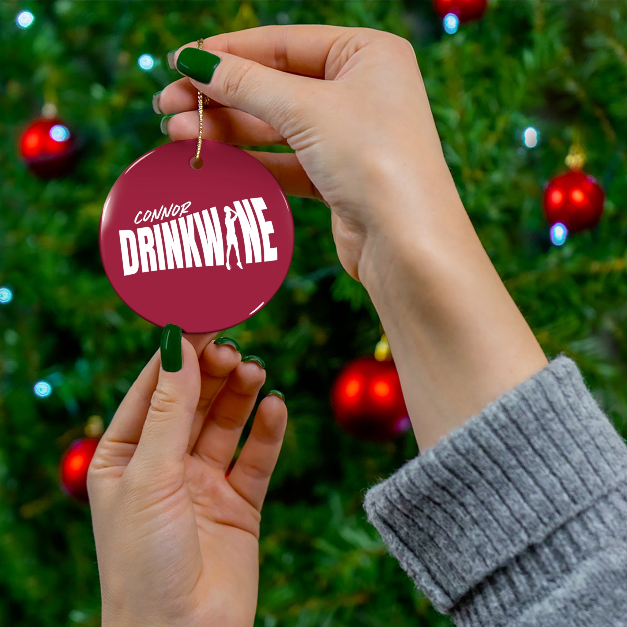 Connor Drinkwine Ceramic Ornament