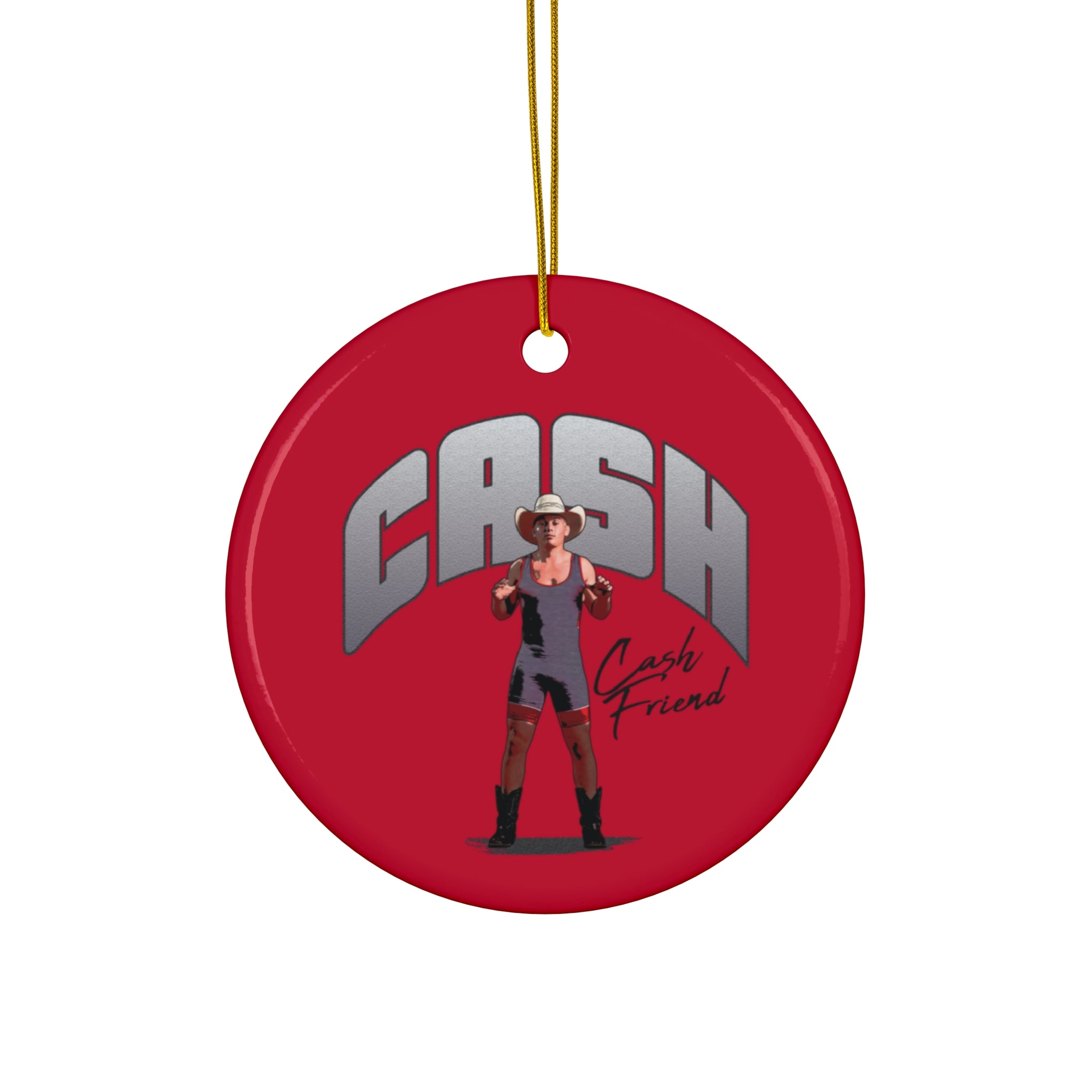 Cash Friend Ceramic Ornament