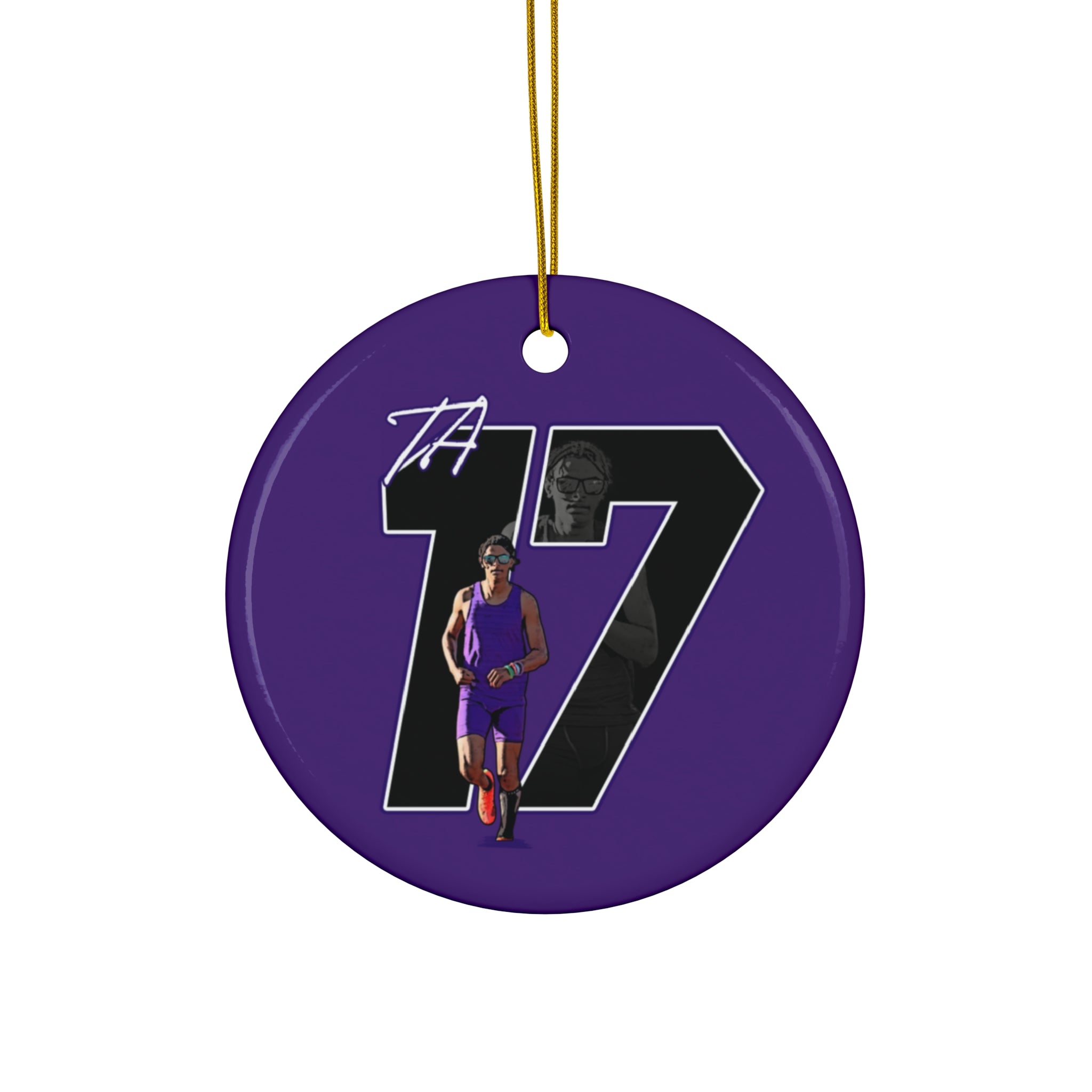 Tyler Adams Ceramic Ornament