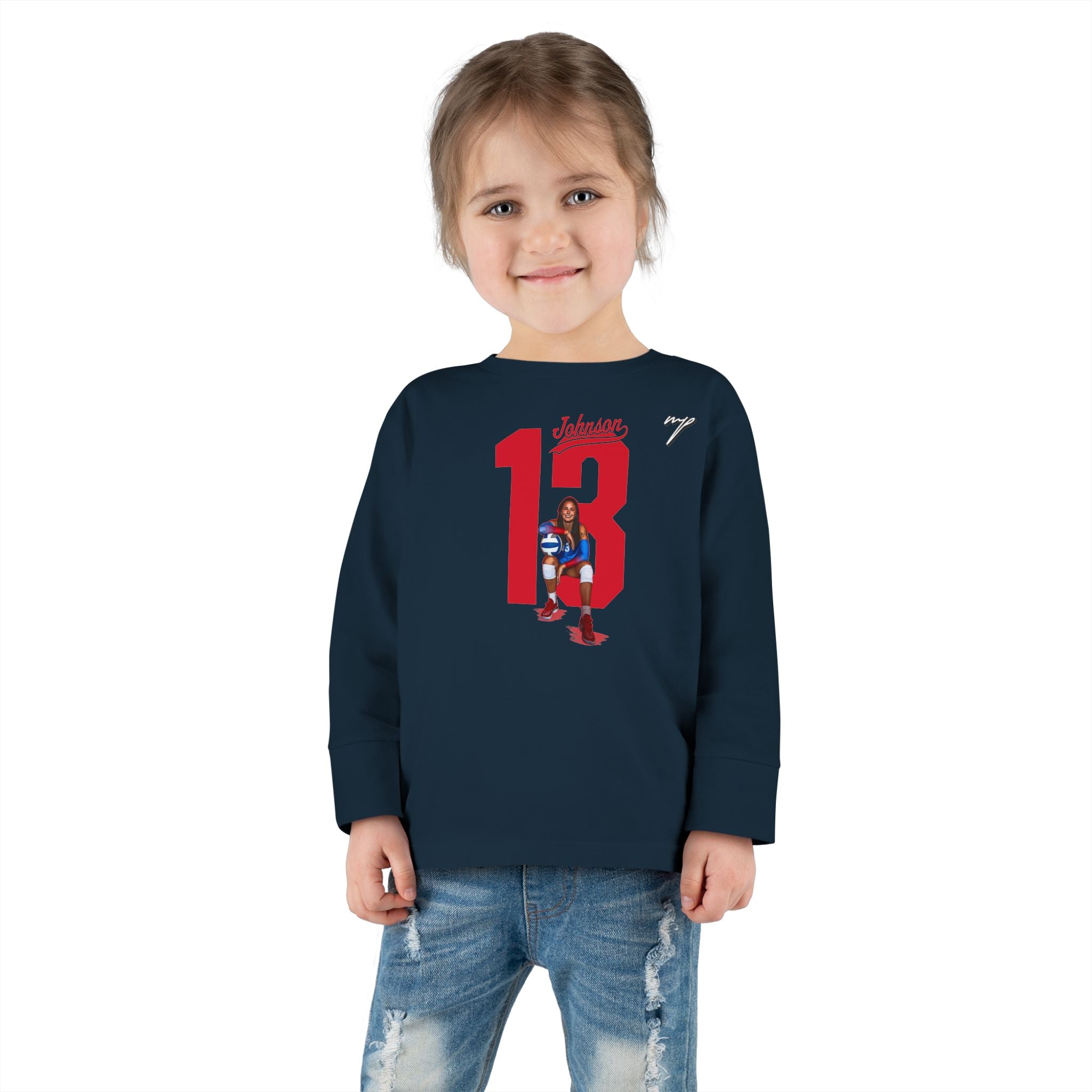 Melia Johnson Toddler Long Sleeve Tee