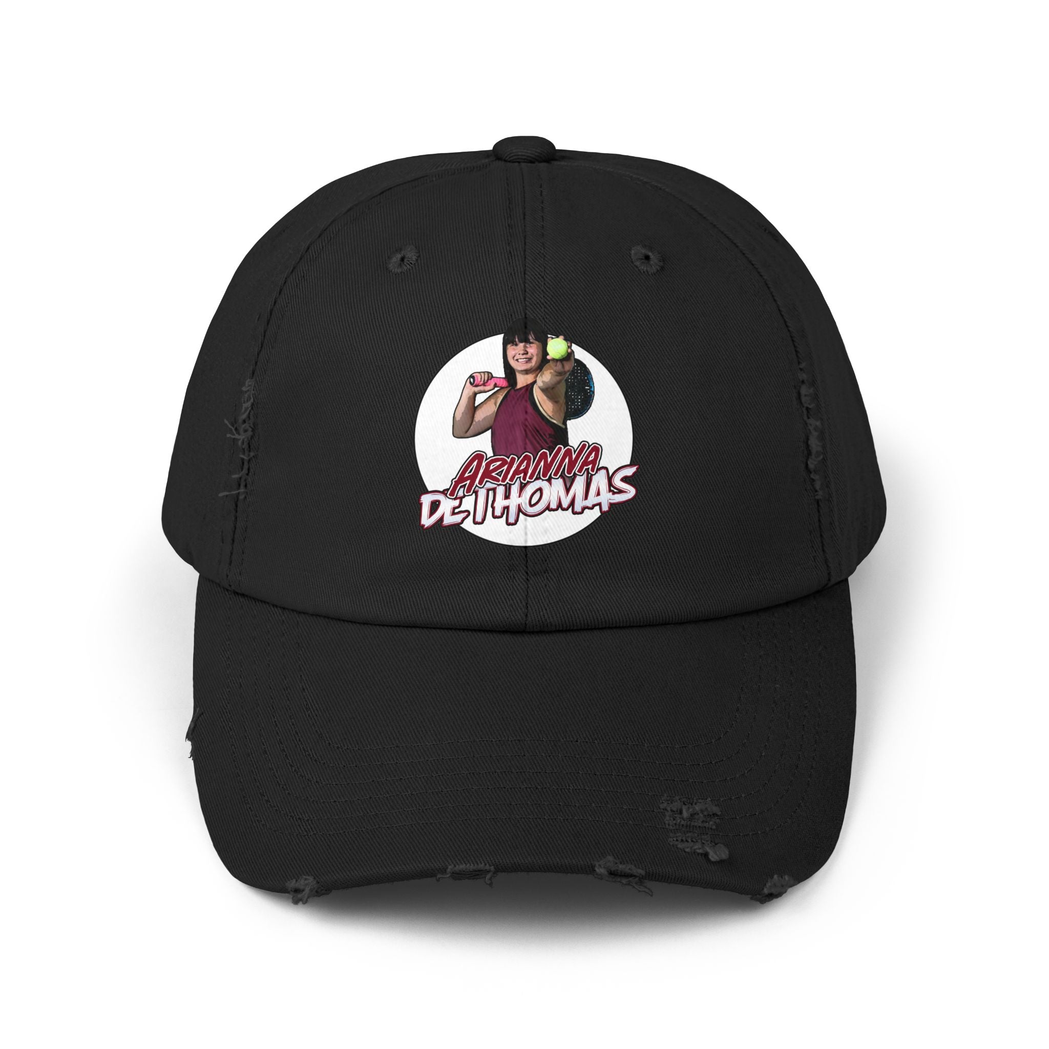 Arianna DeThomas Distressed Dad Cap