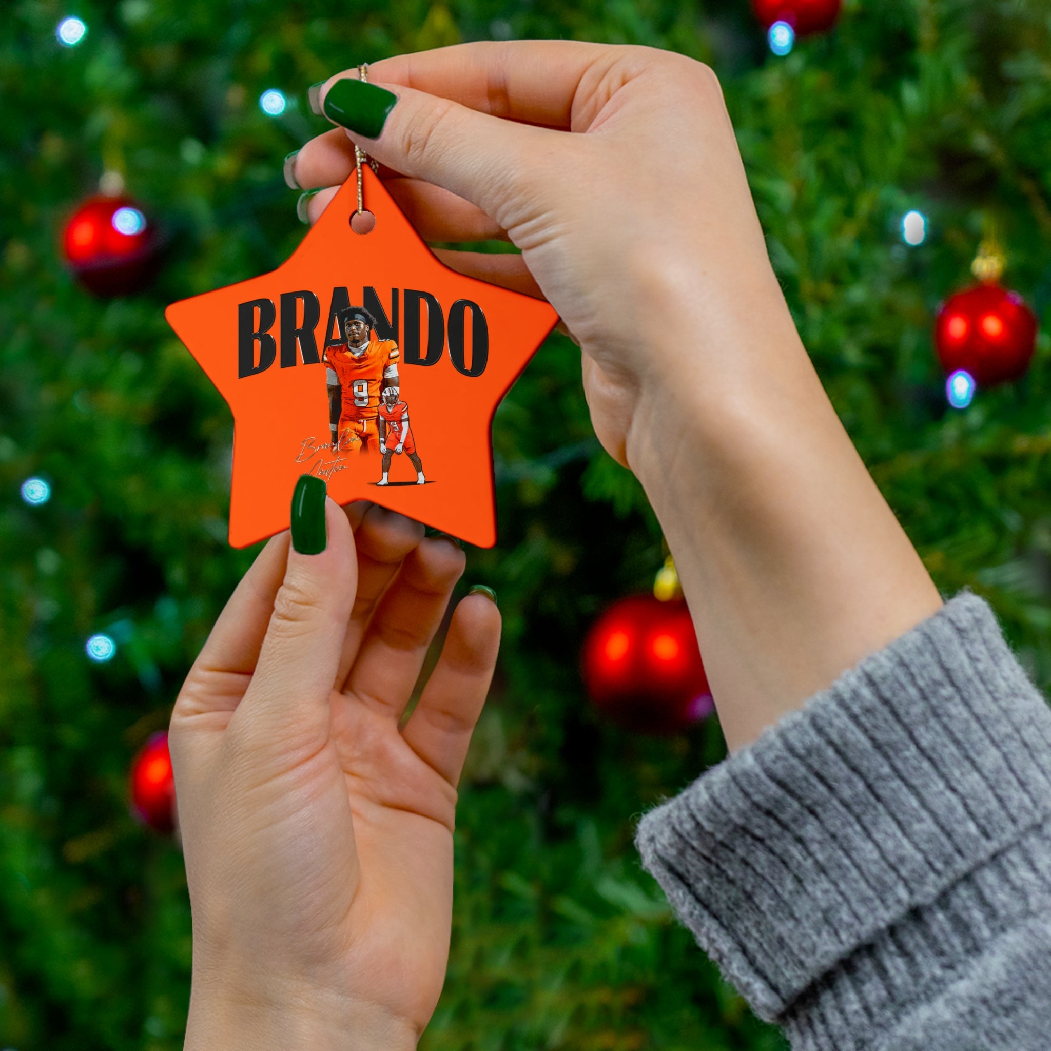 Brandon Newton Ceramic Ornament