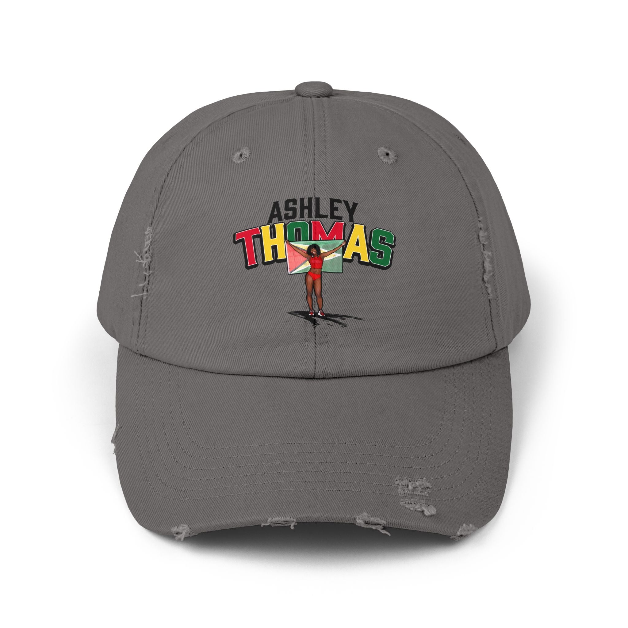 Ashley Thomas Distressed Dad Cap
