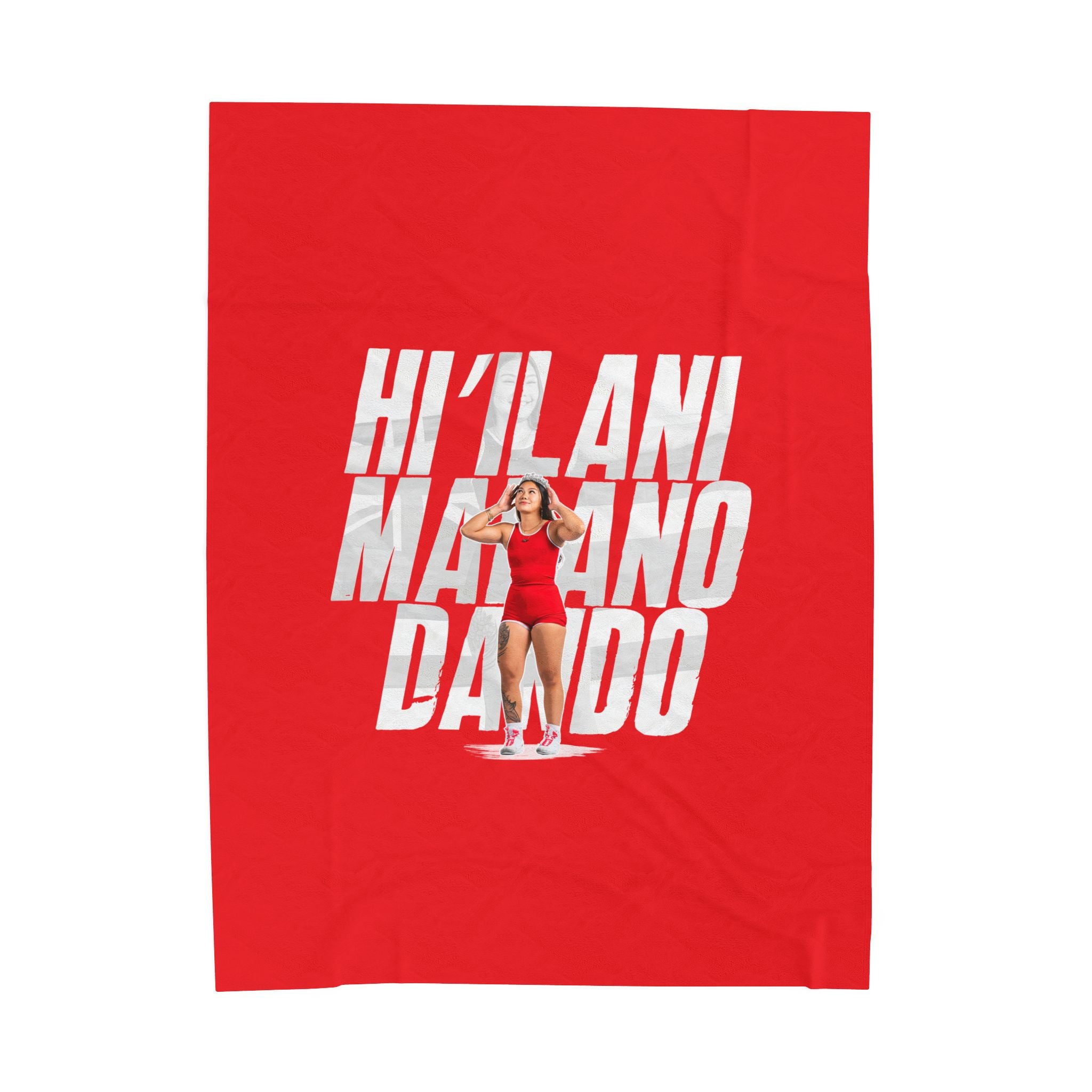 Hi'ilani Malano-Dando Velveteen Plush Blanket