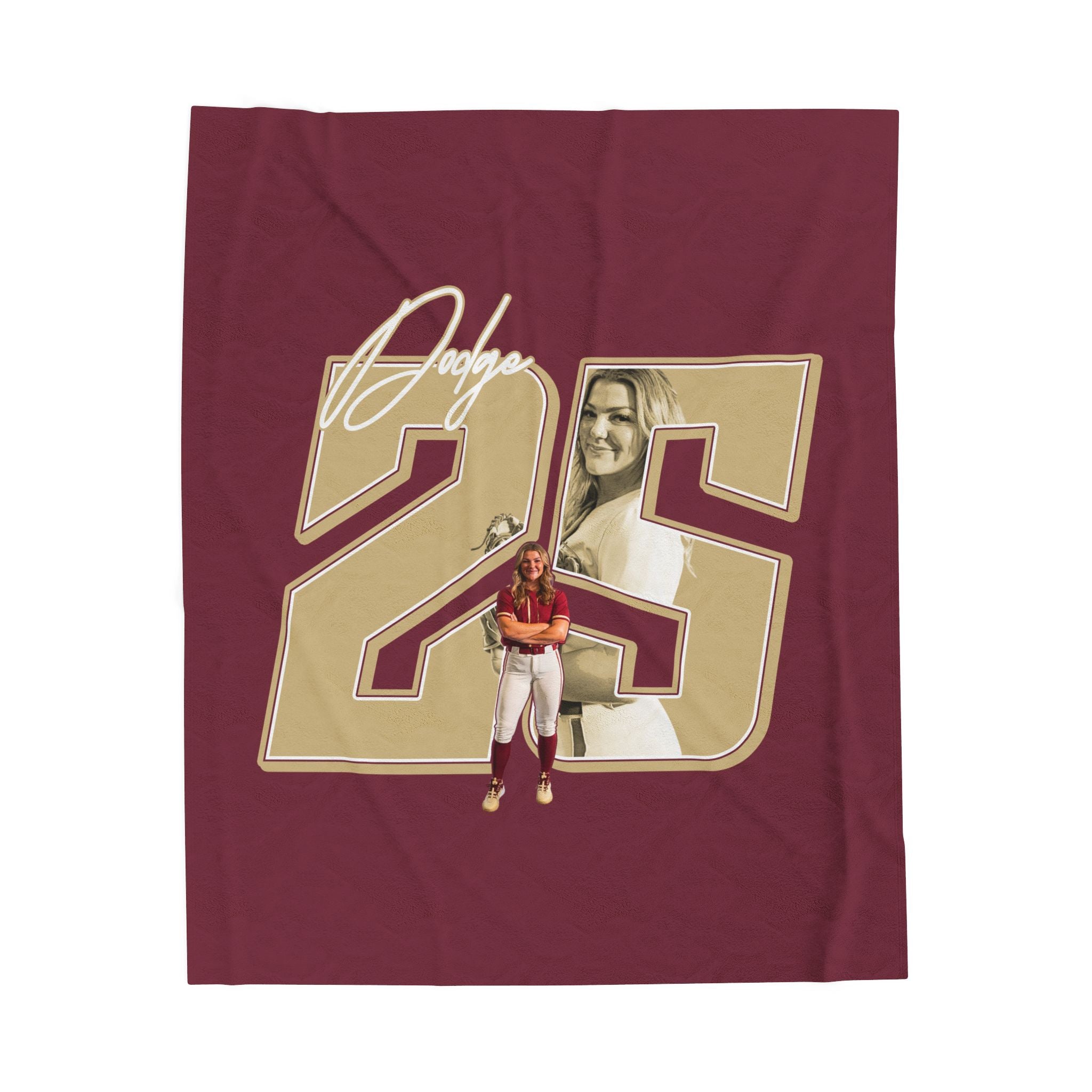 Ella Dodge Velveteen Plush Blanket