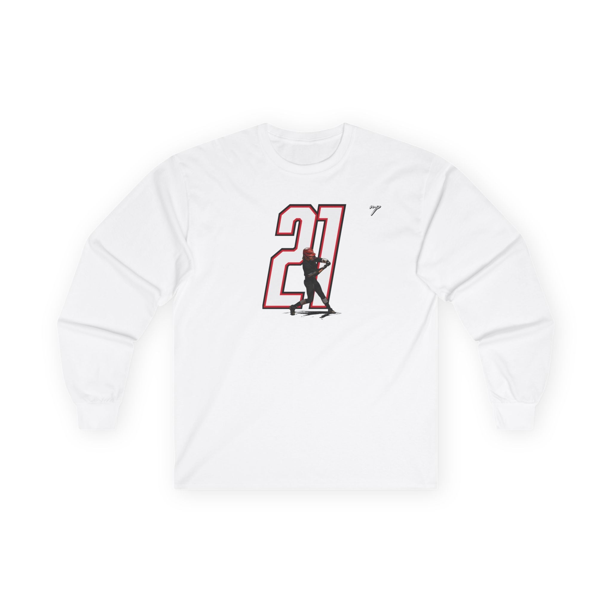 Kendle White Long Sleeve Tee