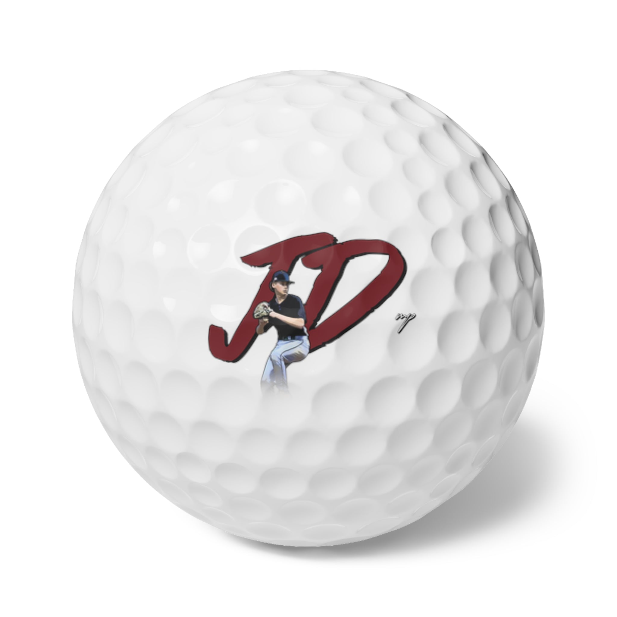 Justin Davis Golf Balls, 6pc