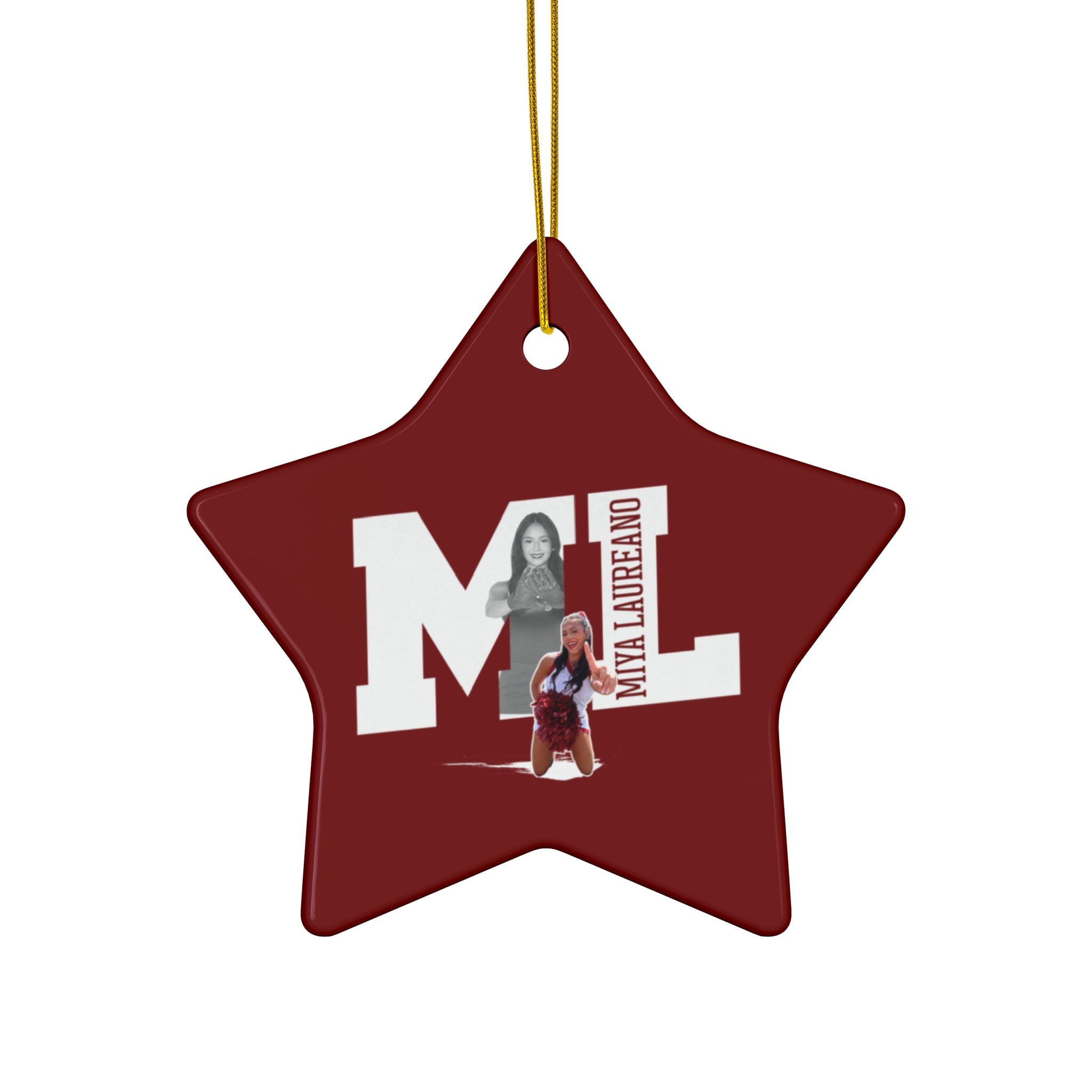 Miya Laureano Ceramic Ornament