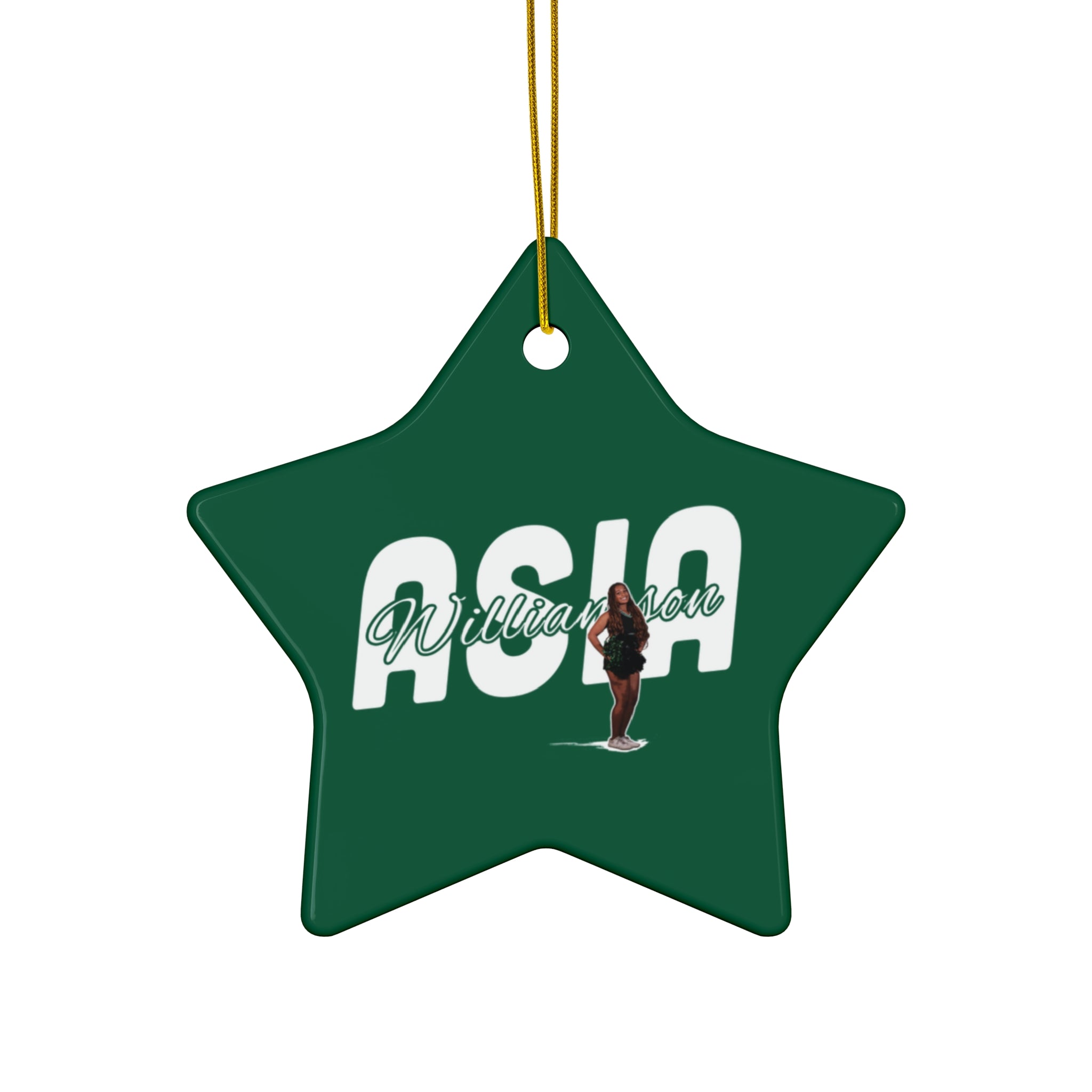Asia Williamson Ceramic Ornament